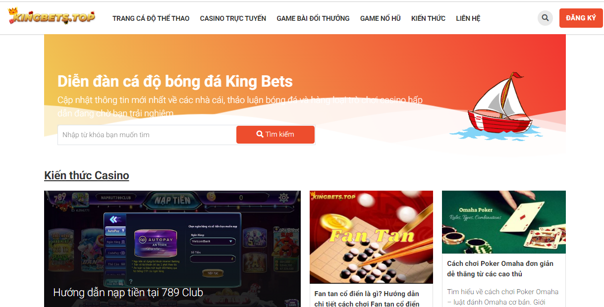 Kingbets.top - Địa chỉ hướng dẫn chơi nổ hũ đỉnh cao