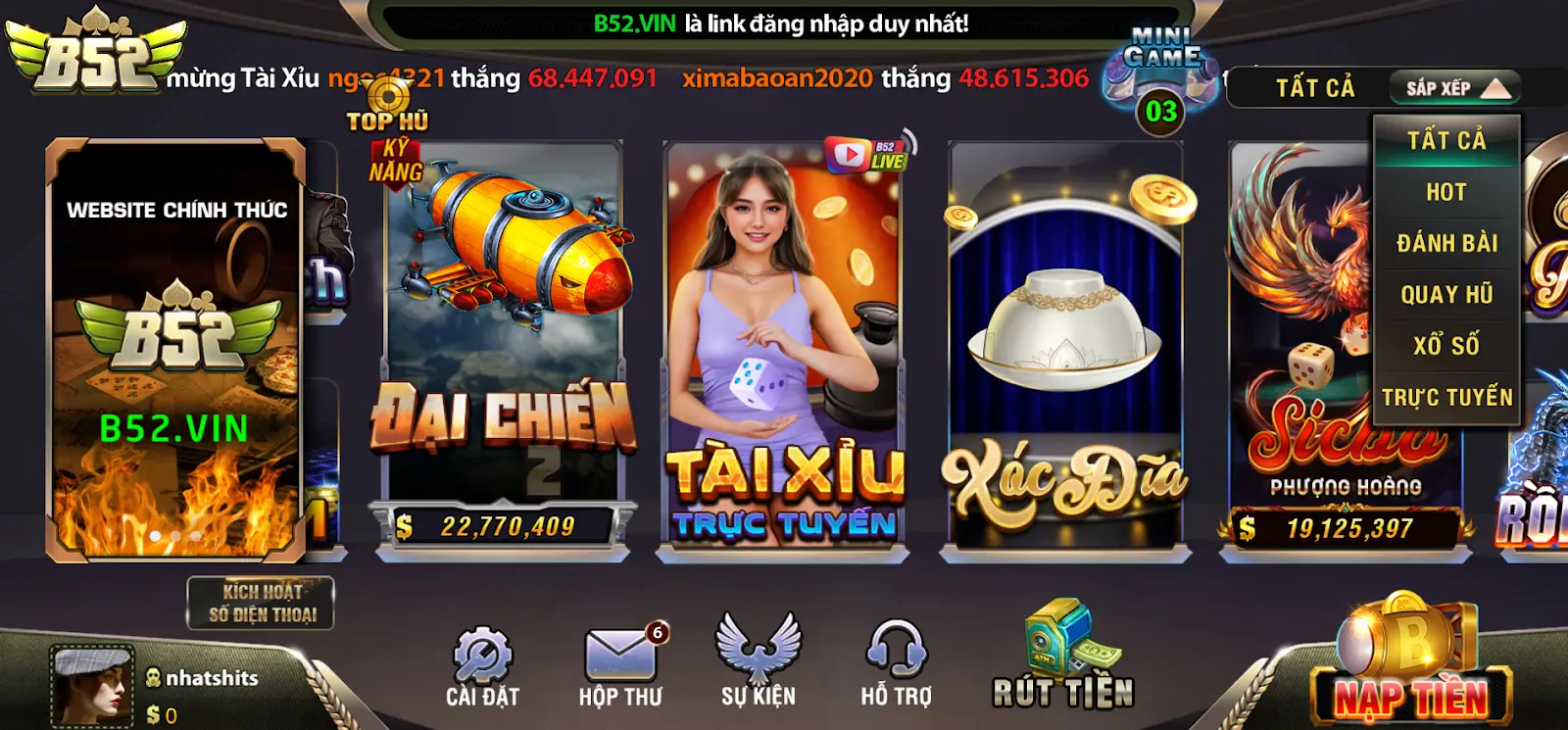 Chương trình khuyến mãi B52club – Một sự kiện mà game thủ không nên bỏ qua