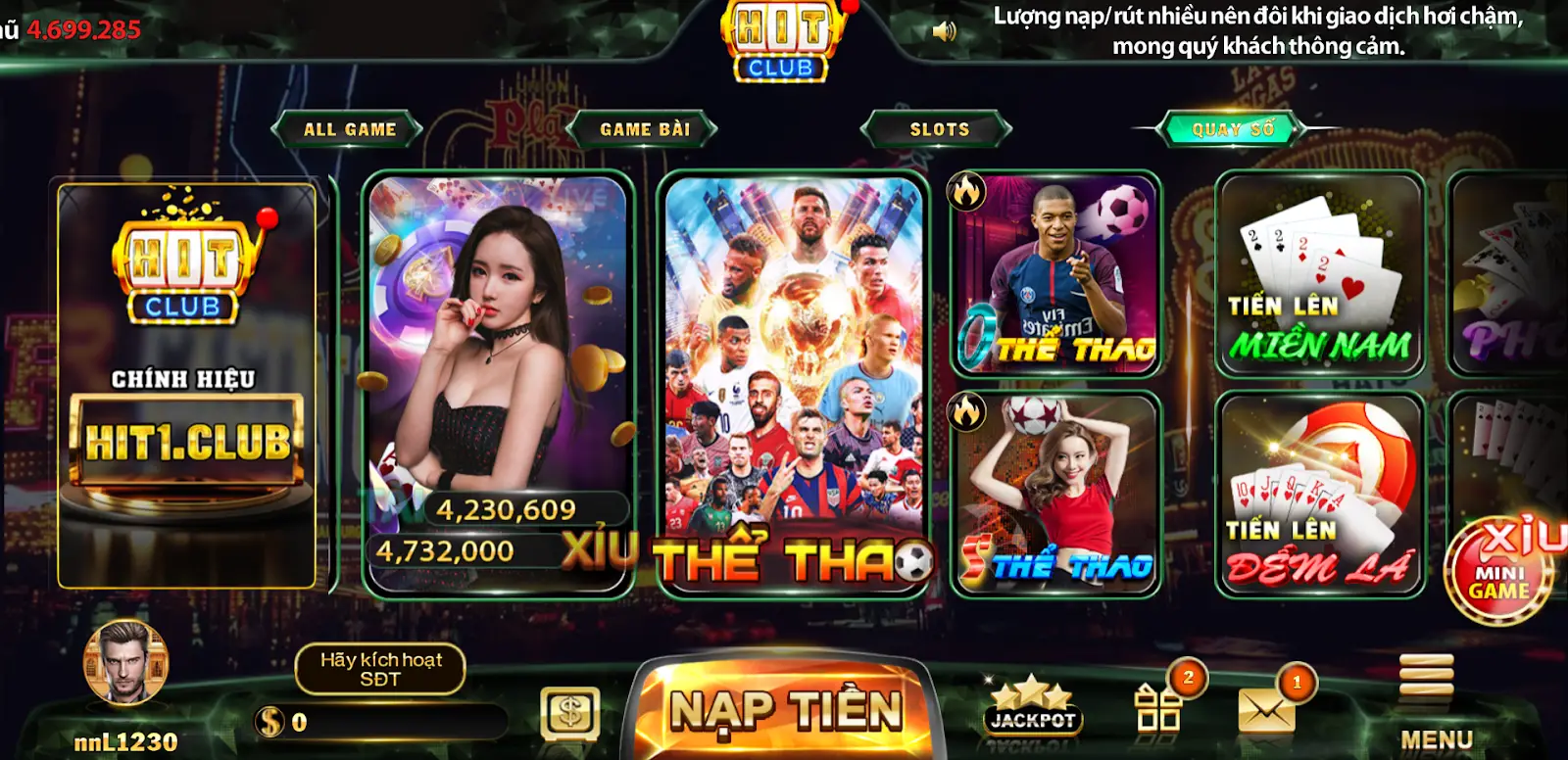 Tìm hiều sảnh game S thể thao tại cổng game bài Iwin