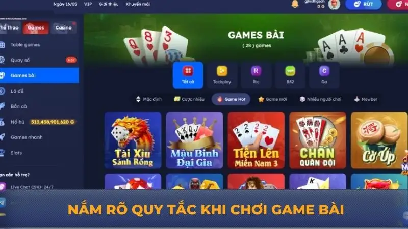 Game bài DA88 – Trải nghiệm chơi bài đa dạng hấp dẫn