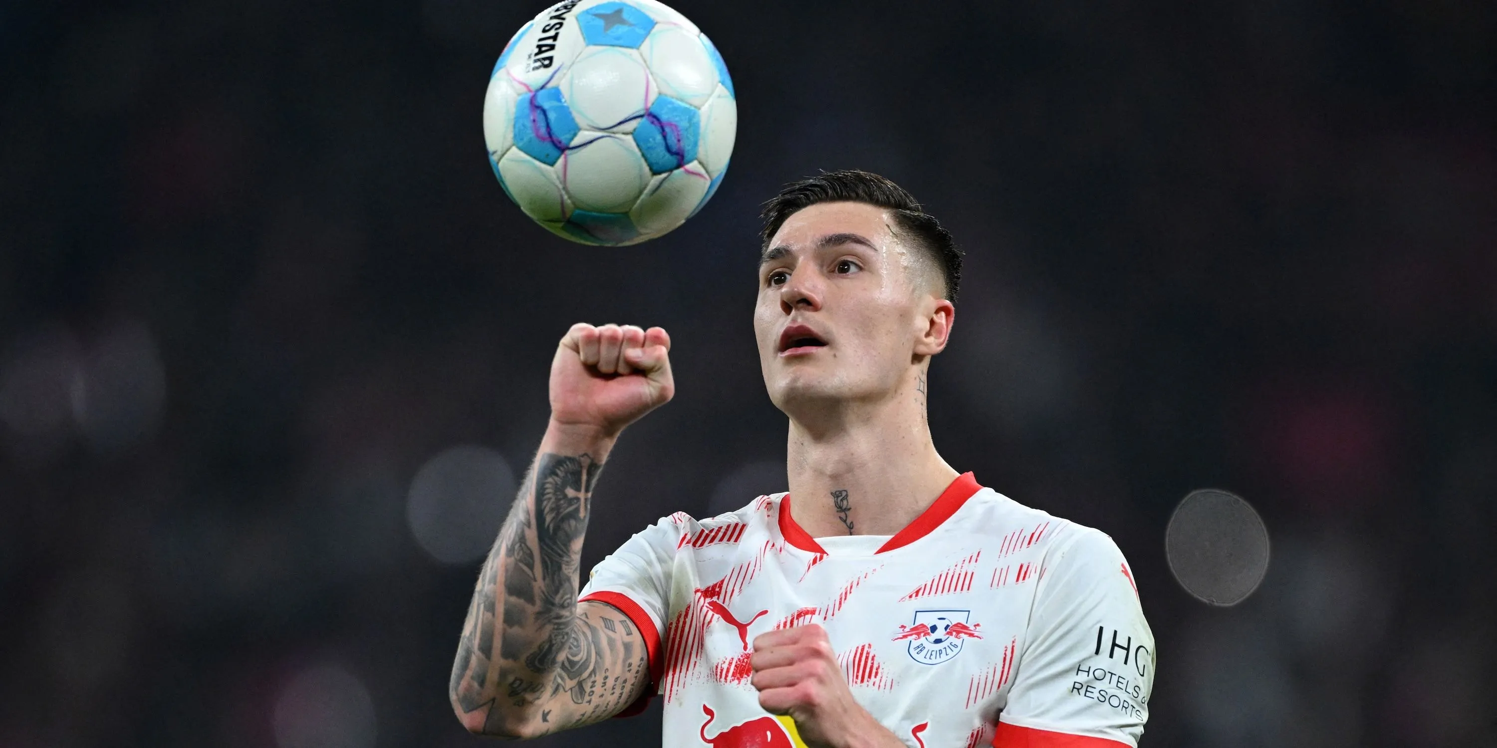Benjamin Sesko của RB Leipzig, mục tiêu tiềm năng của Liverpool