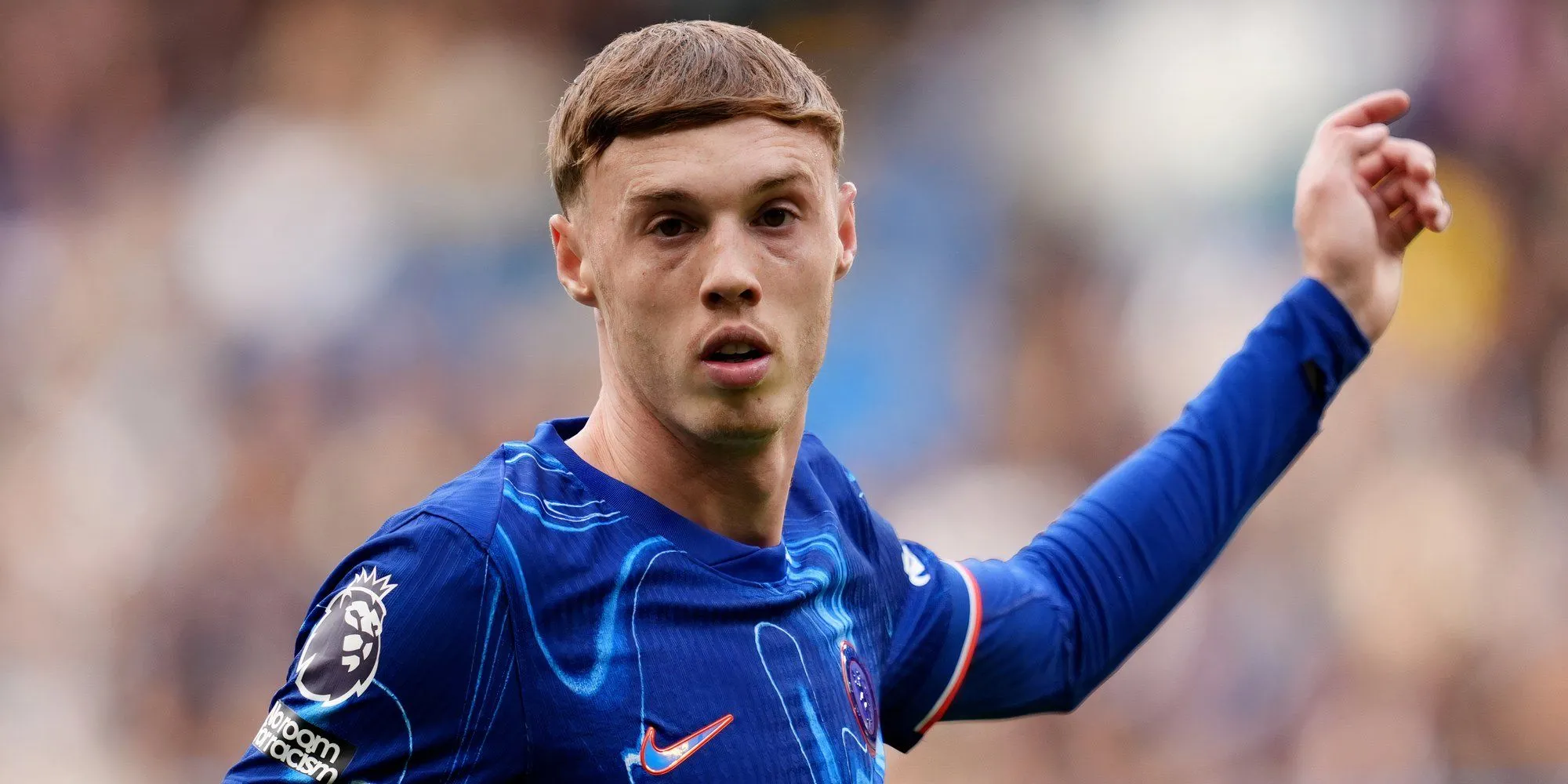 Cole Palmer ăn mừng bàn thắng trong trận Chelsea 3-1 Liverpool tại Ngoại hạng Anh