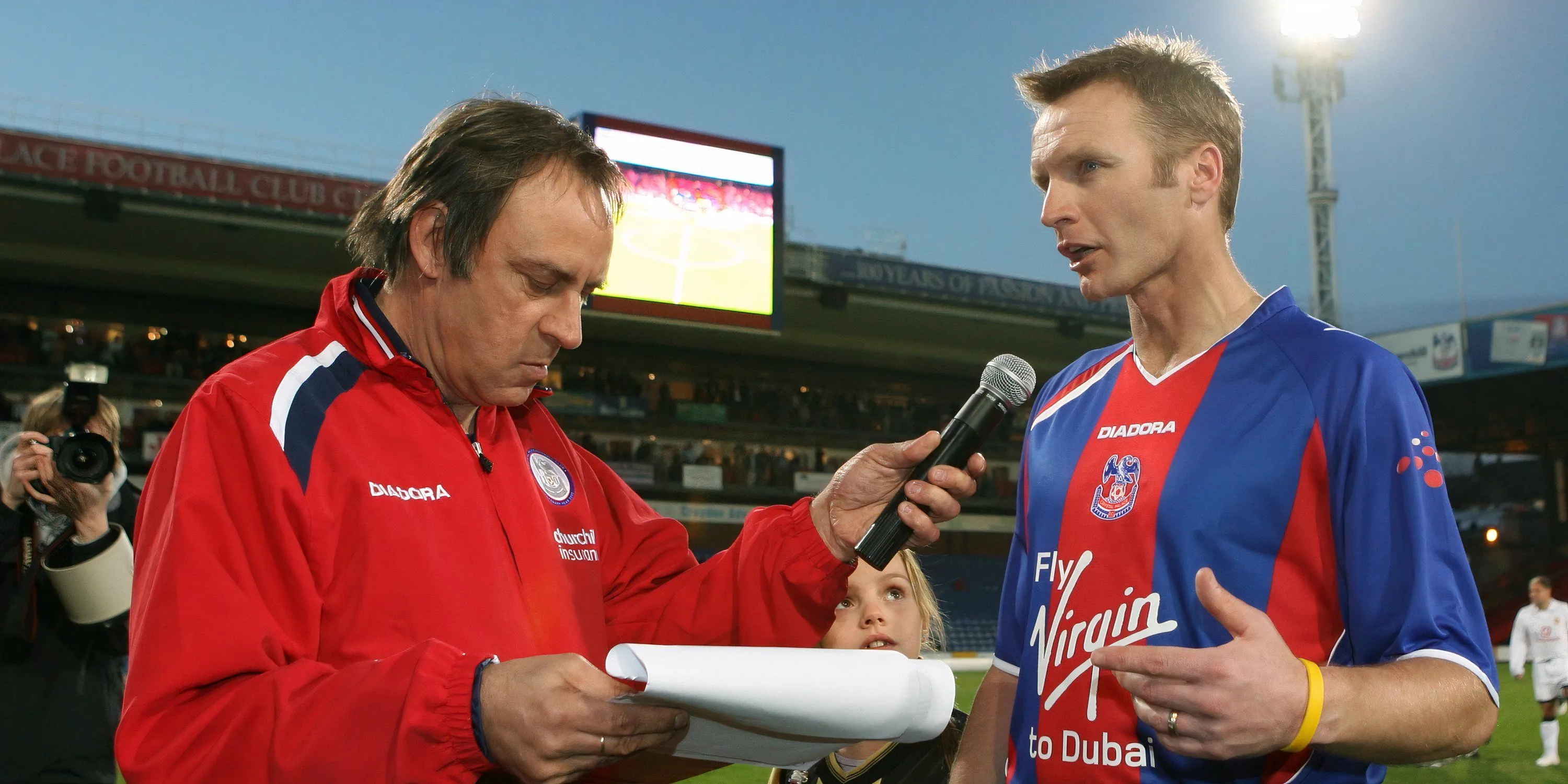 Đội trưởng Geoff Thomas của Crystal Palace
