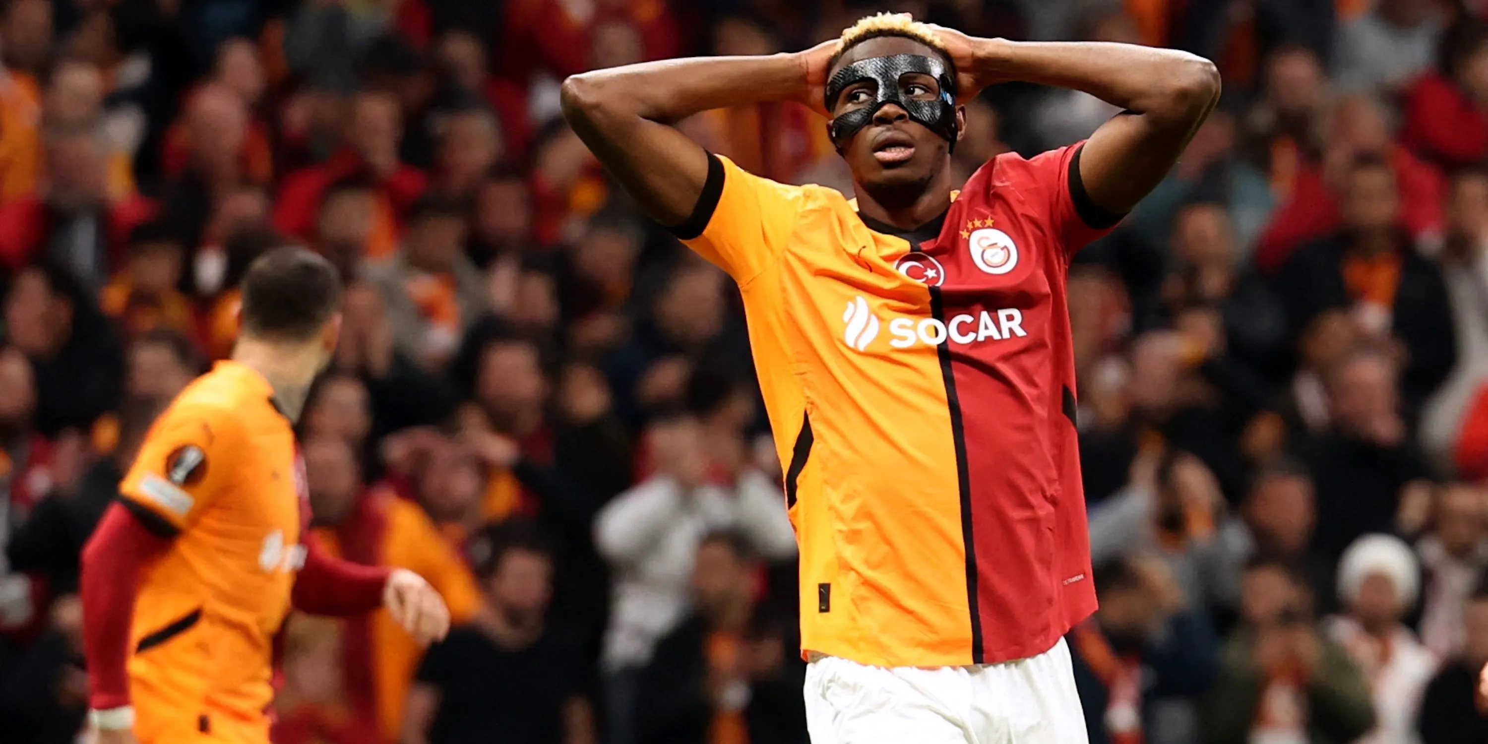 Hình ảnh một trận đấu của Galatasaray nơi Victor Osimhen đang thi đấu
