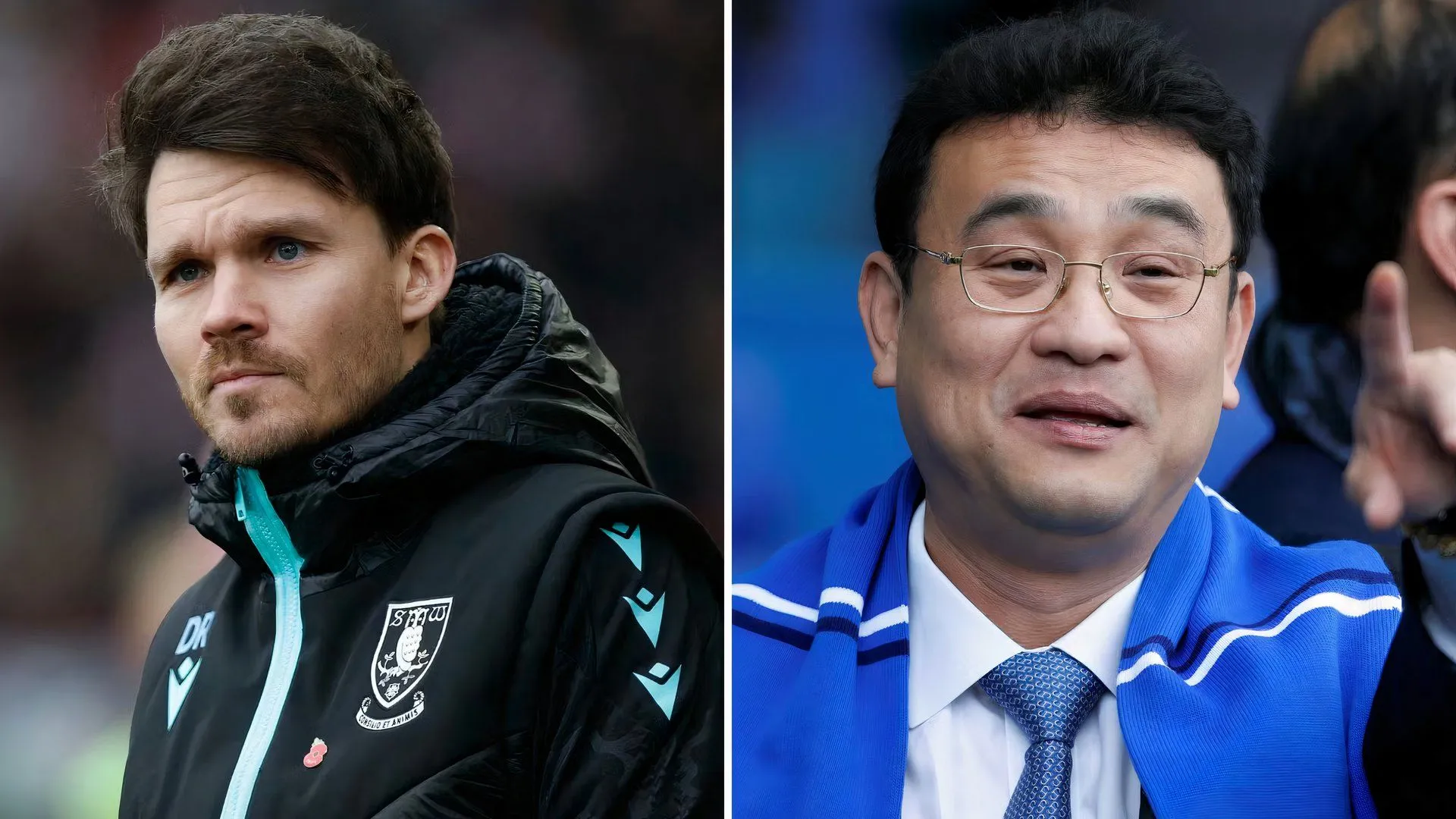 HLV Danny Rohl và chủ sở hữu Dejphon Chansiri của Sheffield Wednesday
