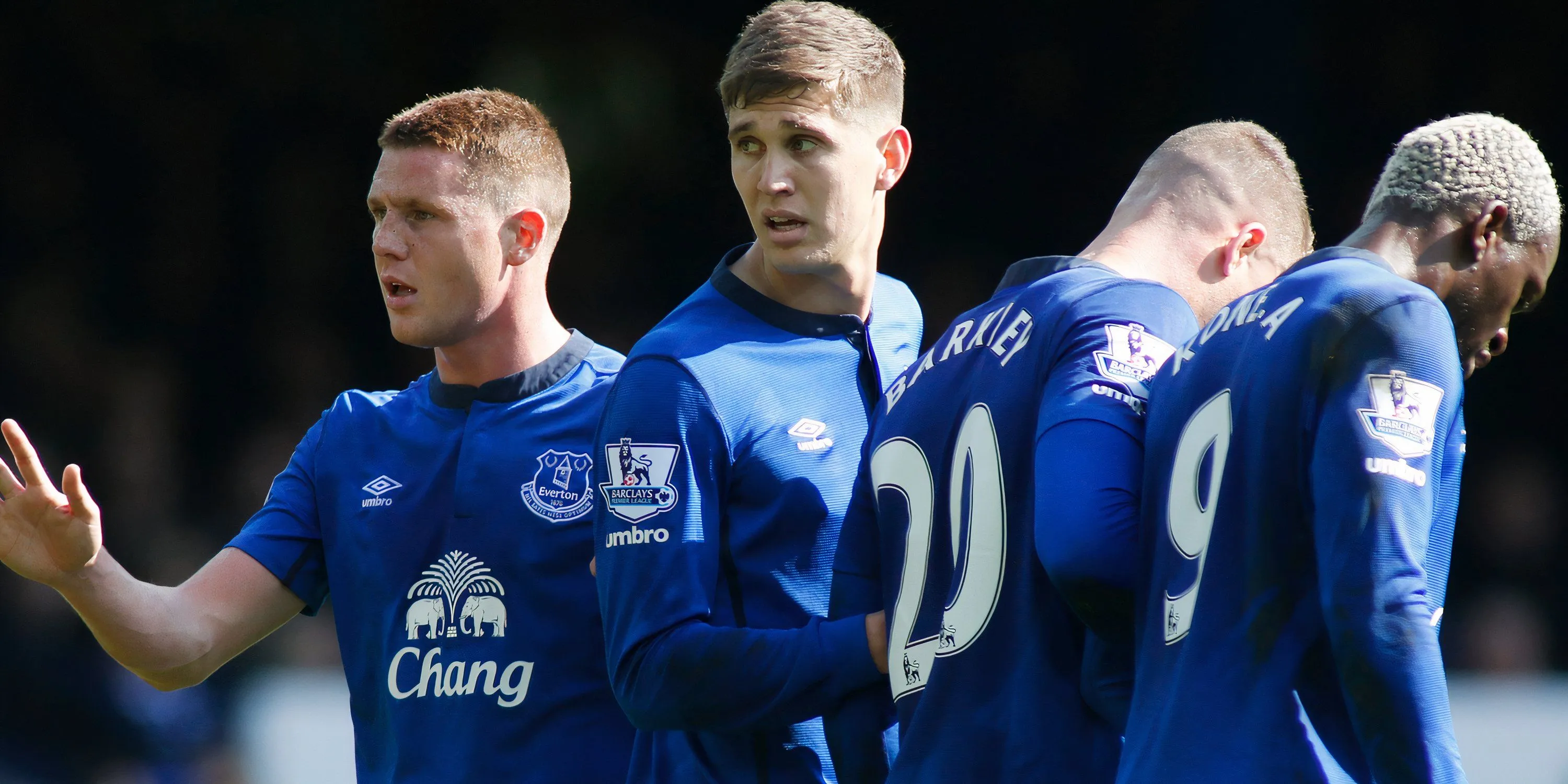 John Stones thời còn khoác áo Everton tại Premier League