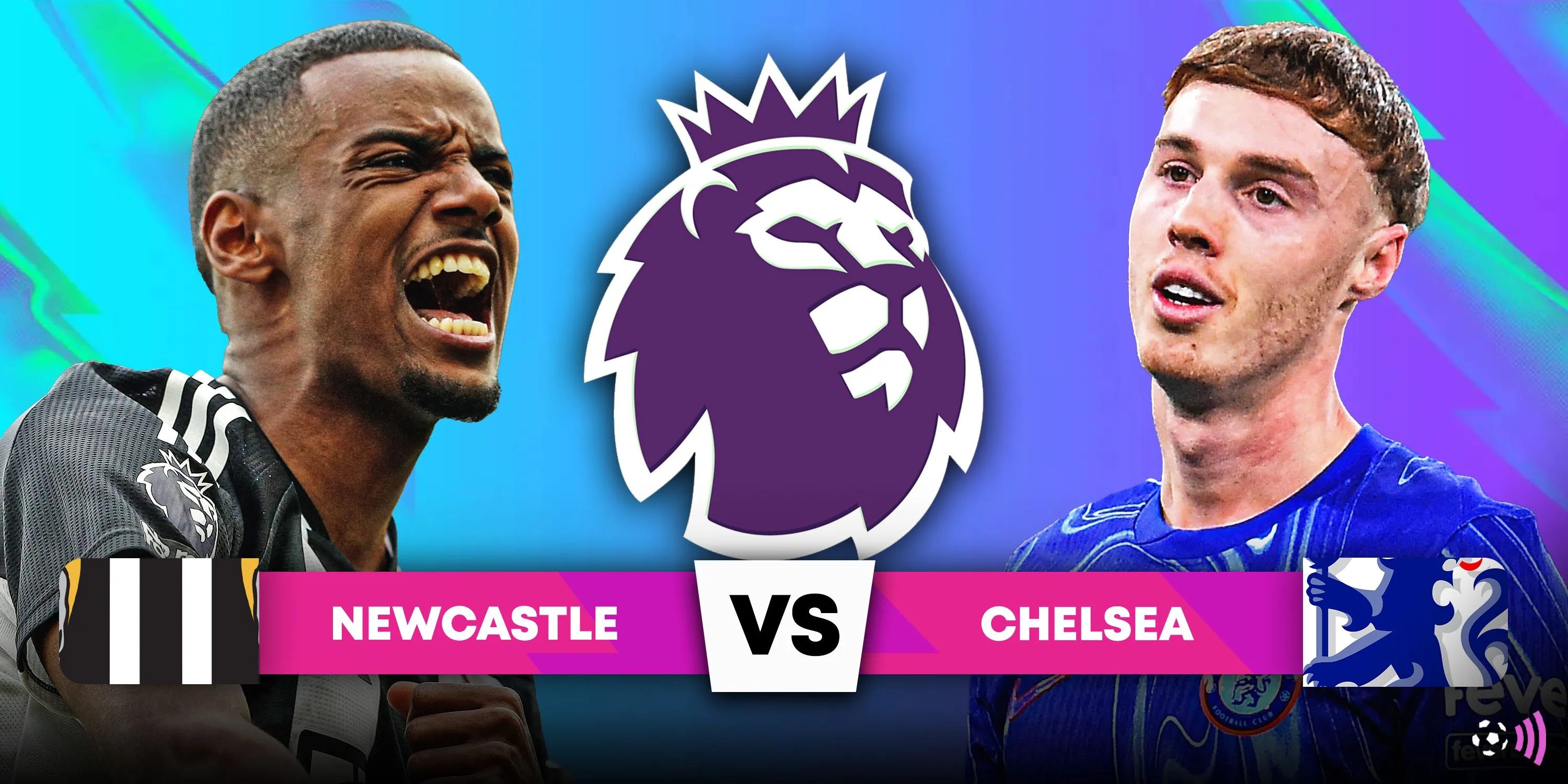Pha tranh chấp bóng giữa Alexander Isak (Newcastle) và Cole Palmer (Chelsea)