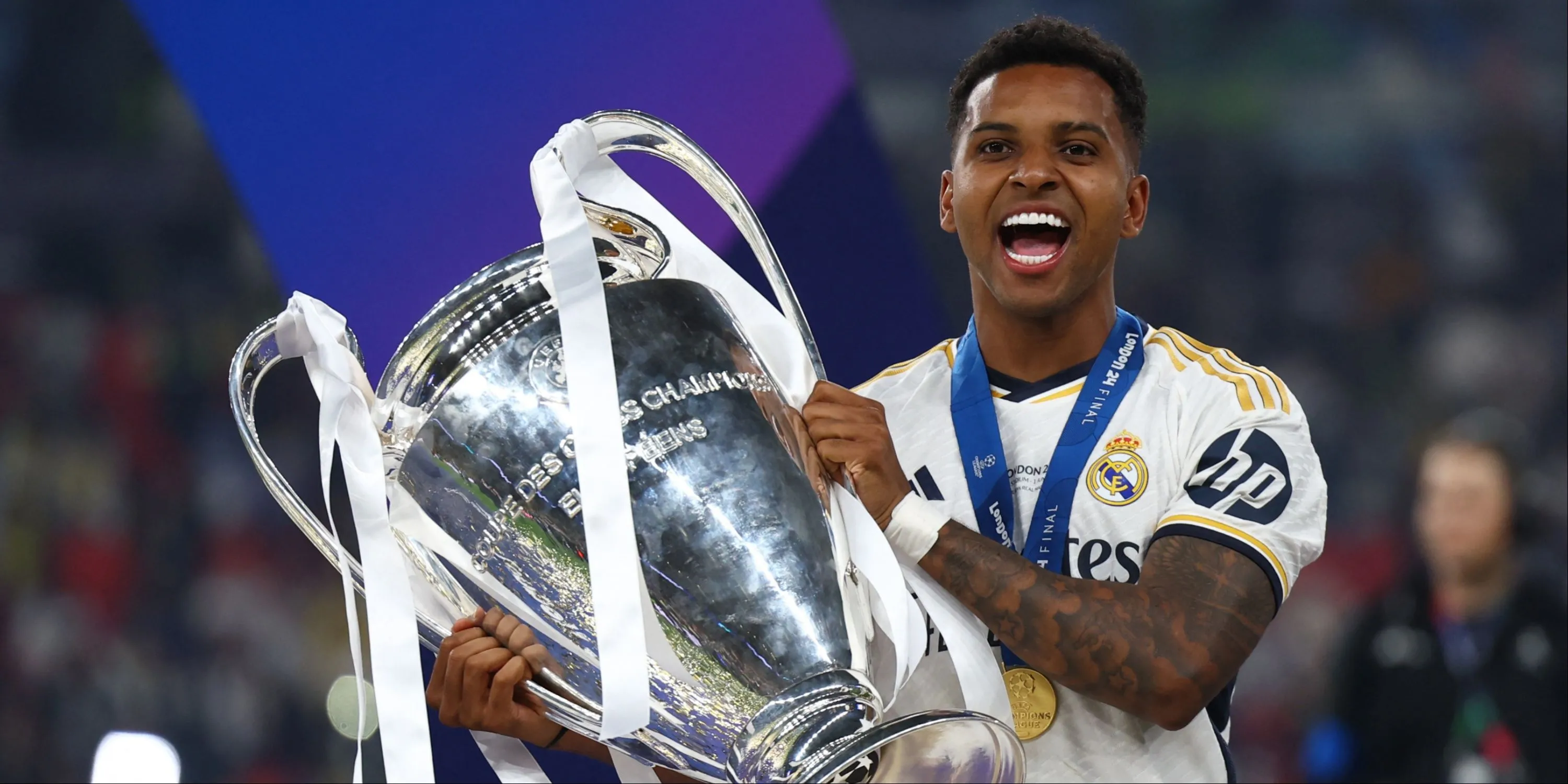 Rodrygo trong màu áo Real Madrid tại Champions League