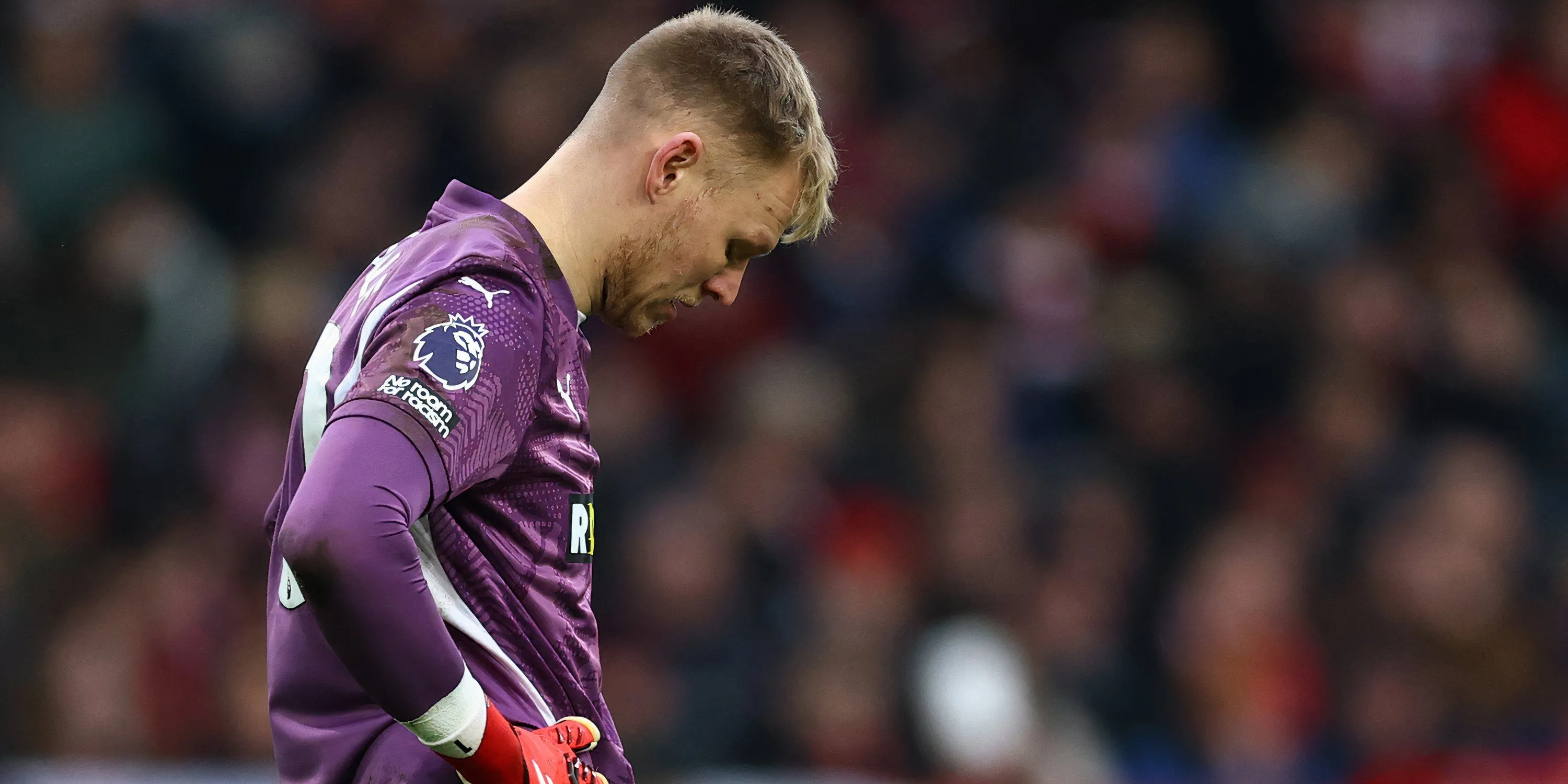 Thủ môn Aaron Ramsdale trong màu áo Southampton mùa giải vừa qua