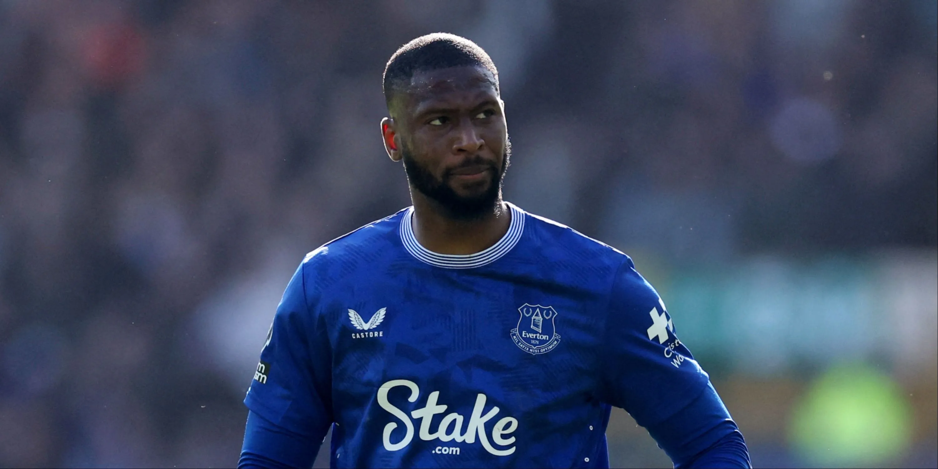 Tiền đạo Beto của Everton ăn mừng bàn thắng trong một trận đấu Premier League
