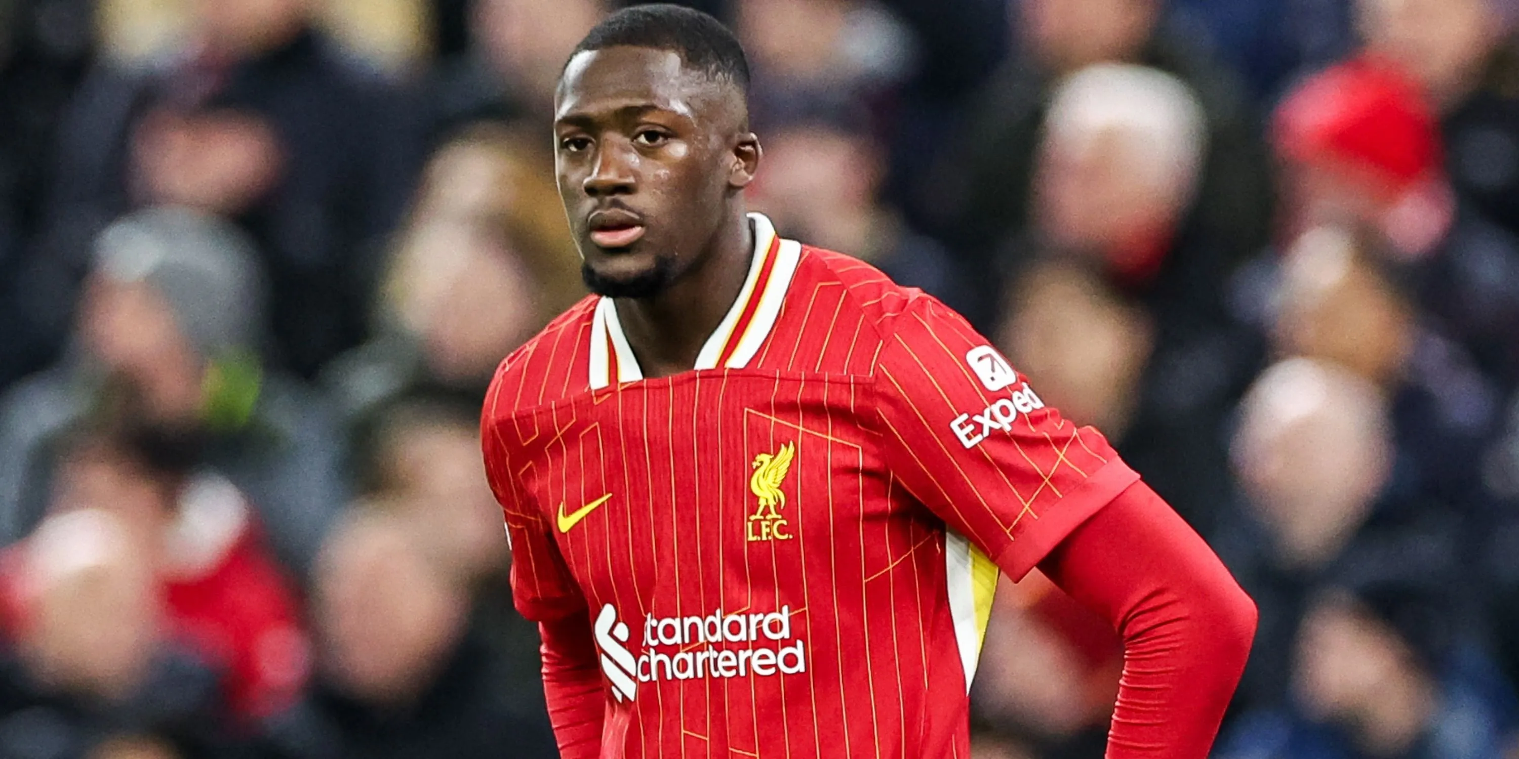 Trung vệ Ibrahima Konate của Liverpool