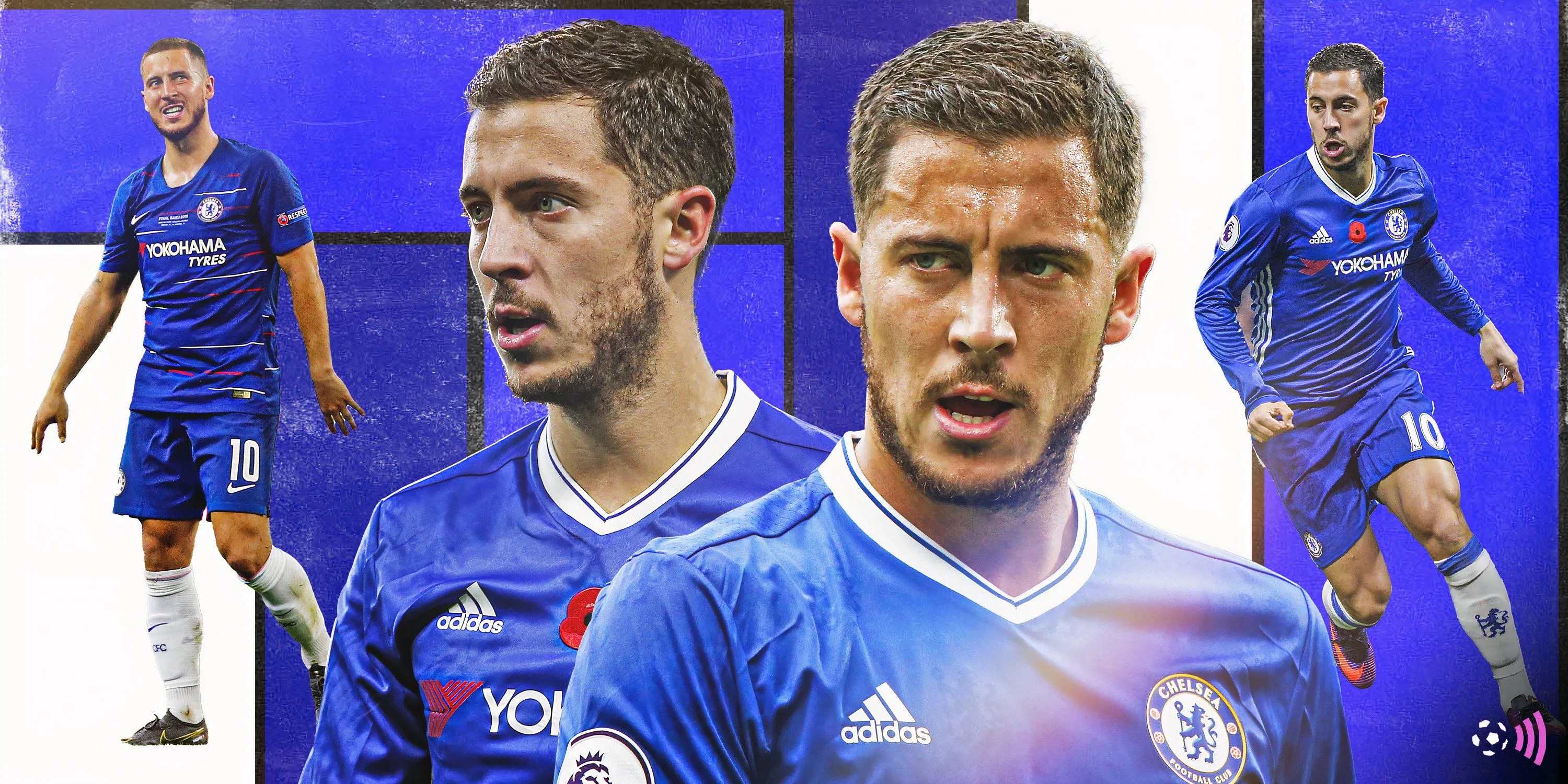 Eden Hazard ăn mừng sau khi ghi bàn cho Chelsea tại Premier League