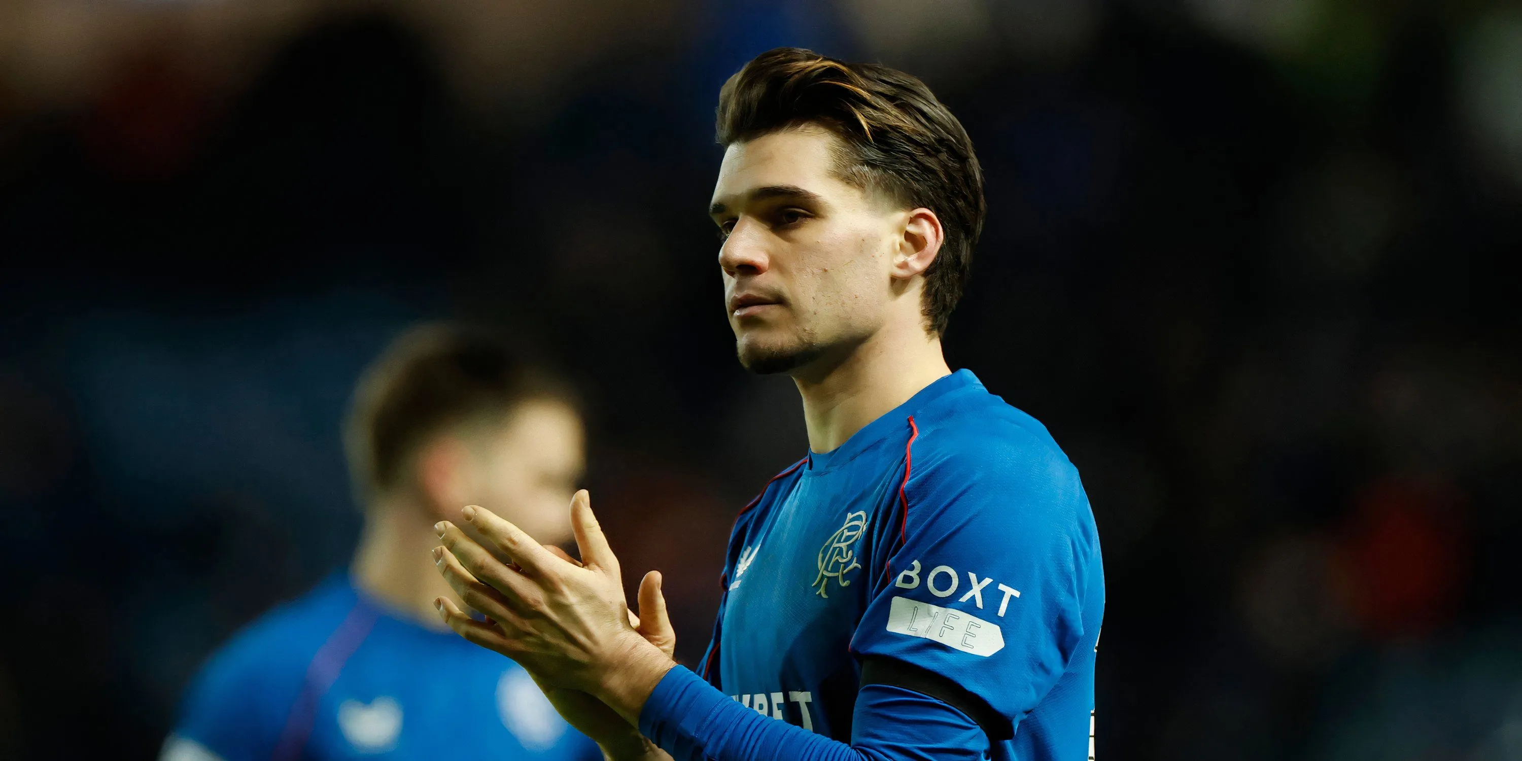 Ianis Hagi trong màu áo Rangers tại Europa League