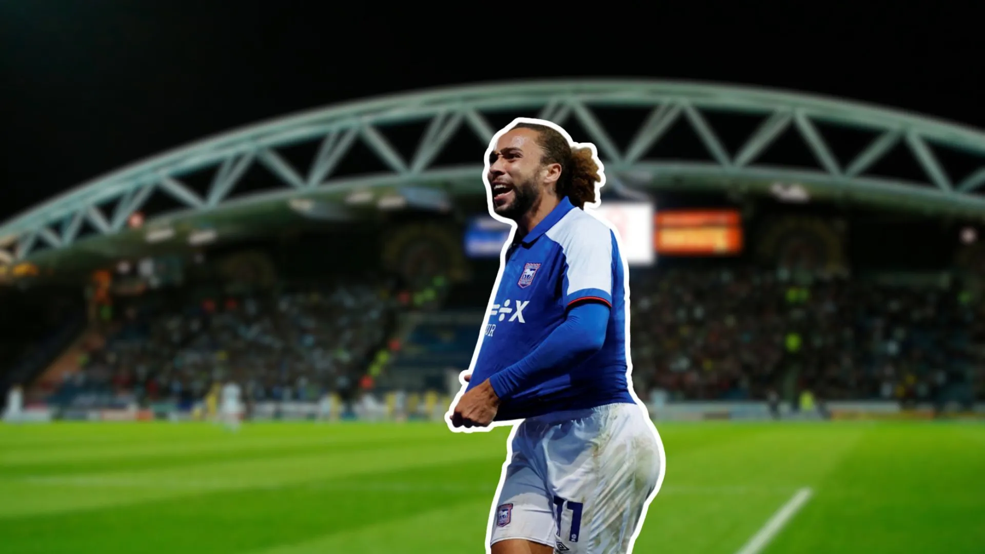 Marcus Harness trong màu áo Huddersfield Town, câu lạc bộ mới sau khi rời Ipswich