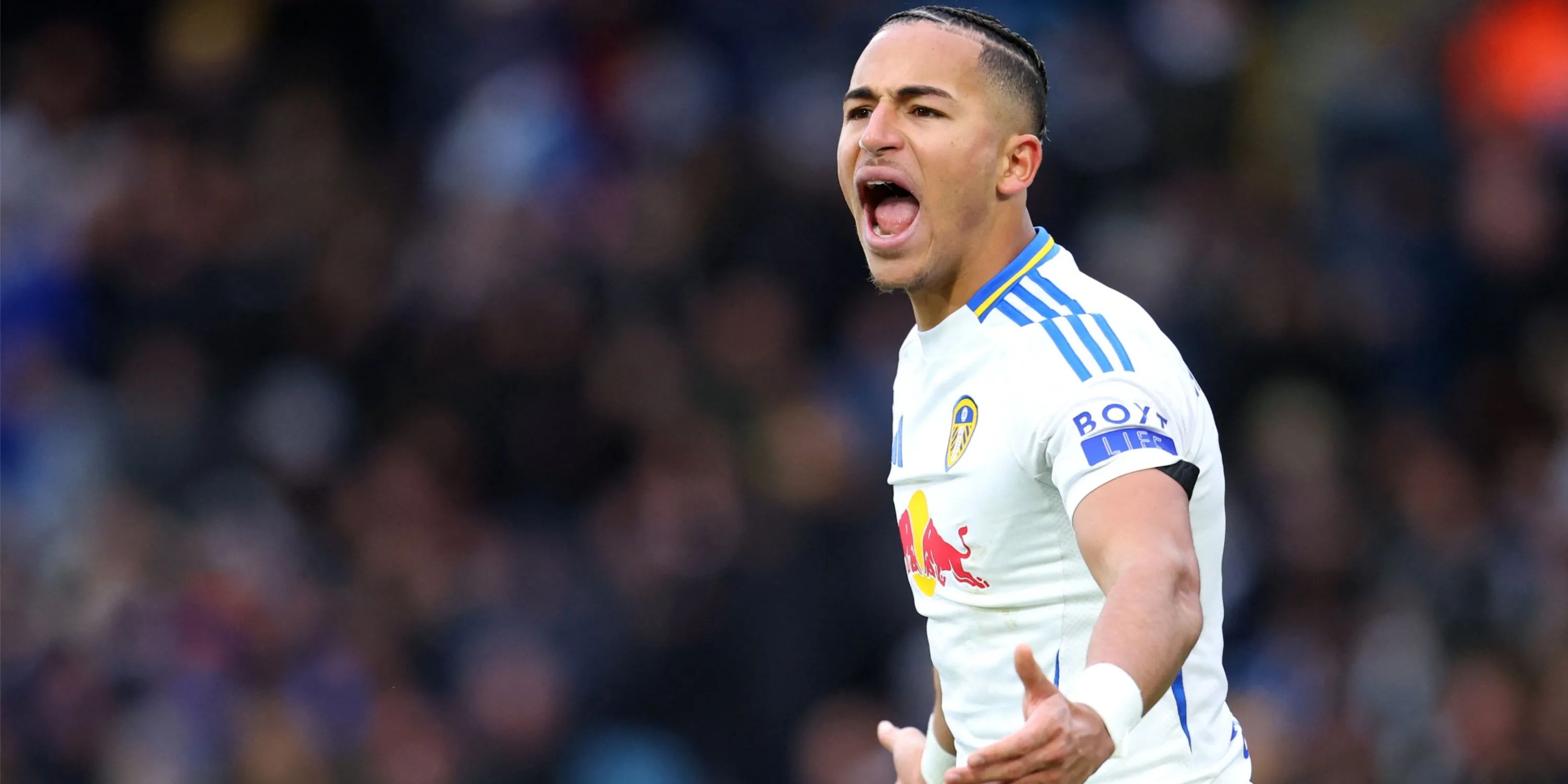 Mateo Joseph, tiền đạo của Leeds United, người được Strasbourg quan tâm