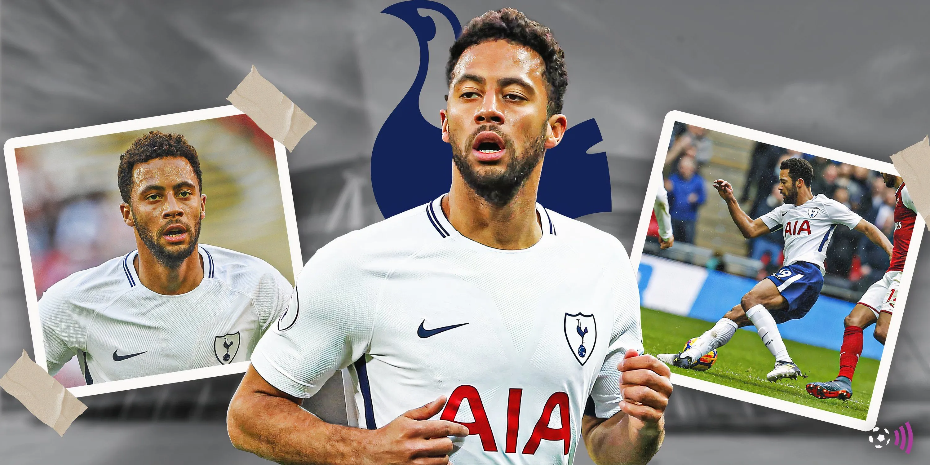Mousa Dembele đi bóng trong màu áo Tottenham Hotspur tại Premier League