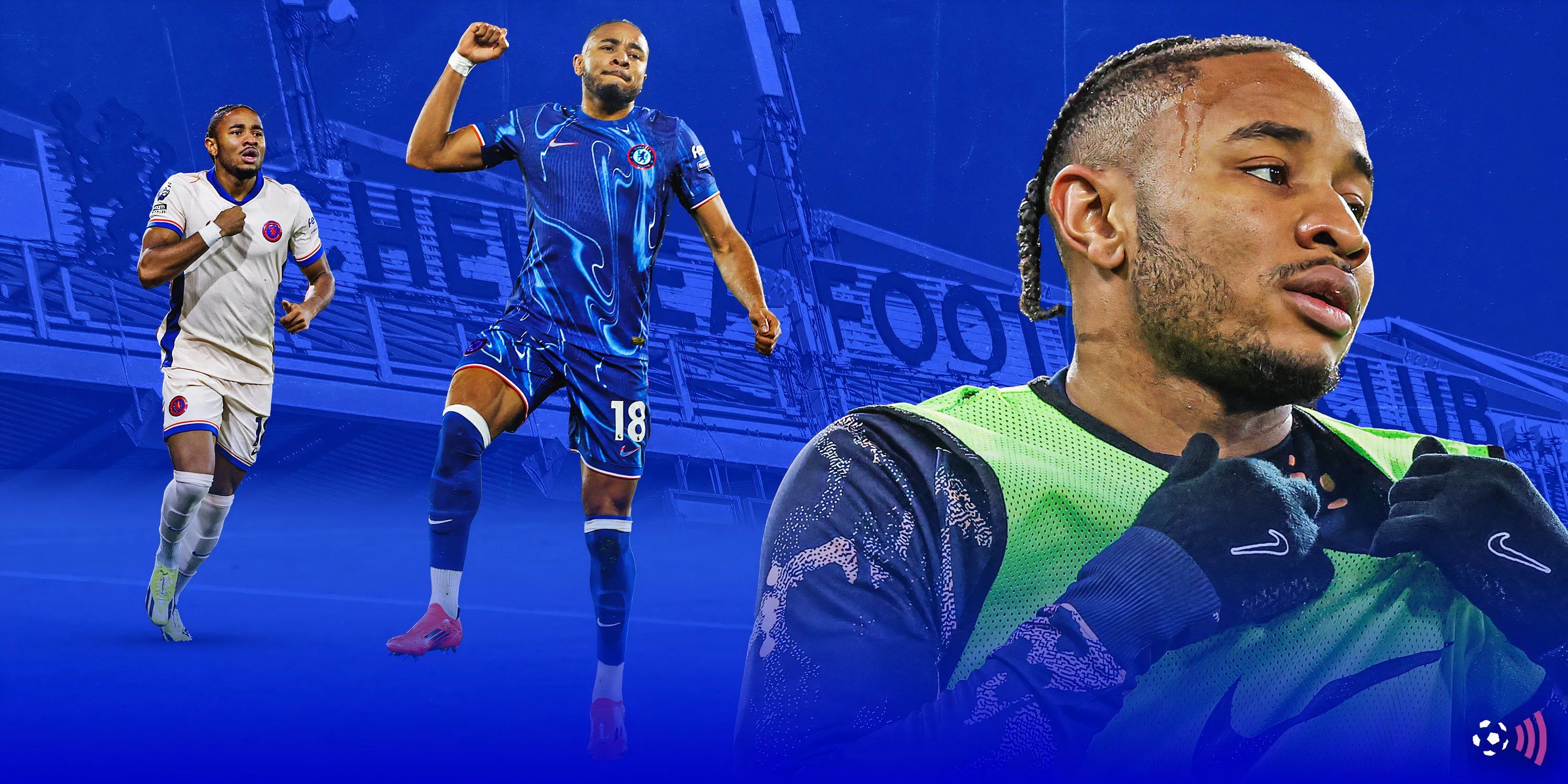 Christopher Nkunku trong màu áo Chelsea