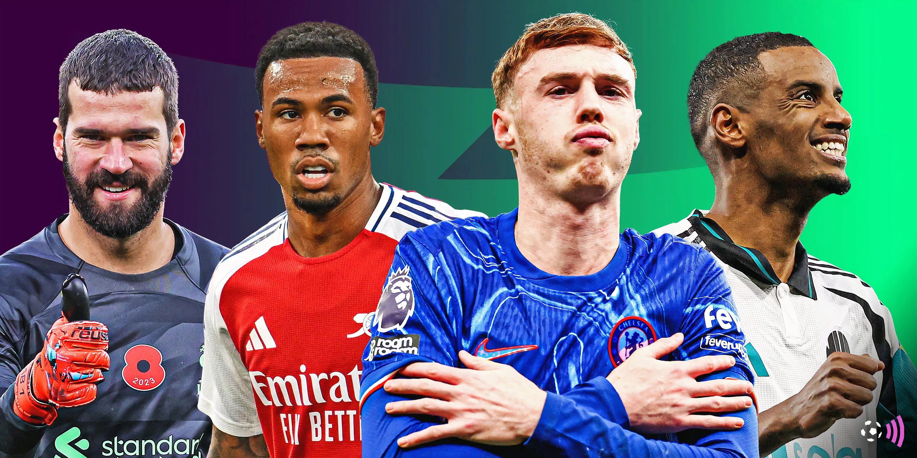 Đội hình Fantasy Premier League với Alisson, Gabriel, Palmer, Isak - Nền tảng FPL 2025/26