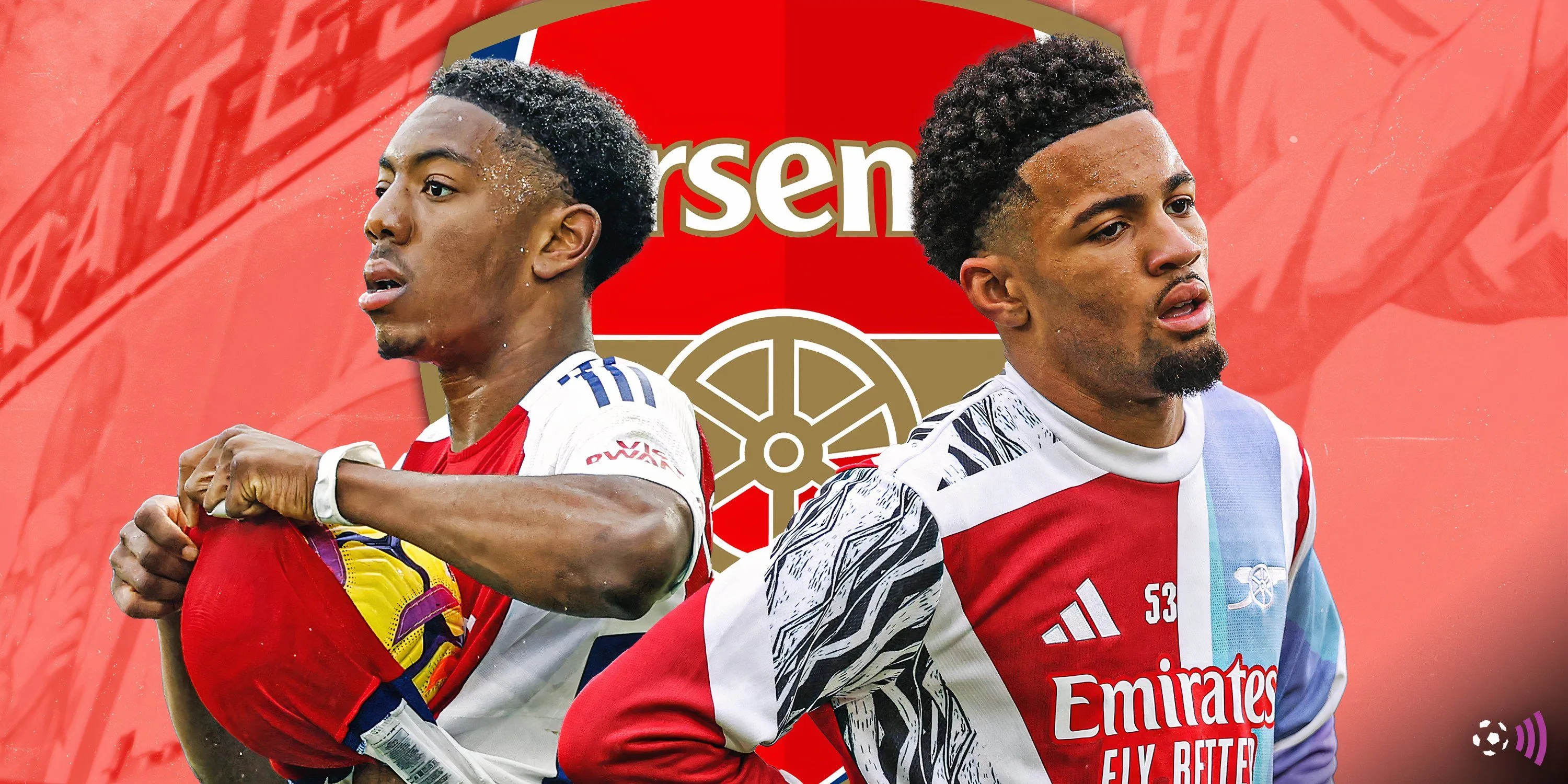 Ethan Nwaneri và Myles Lewis-Skelly, hai tài năng trẻ sáng giá của Arsenal.