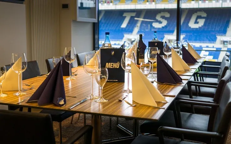 Khu vực dịch vụ khách sạn VIP đẳng cấp tại Rhein-Neckar-Arena