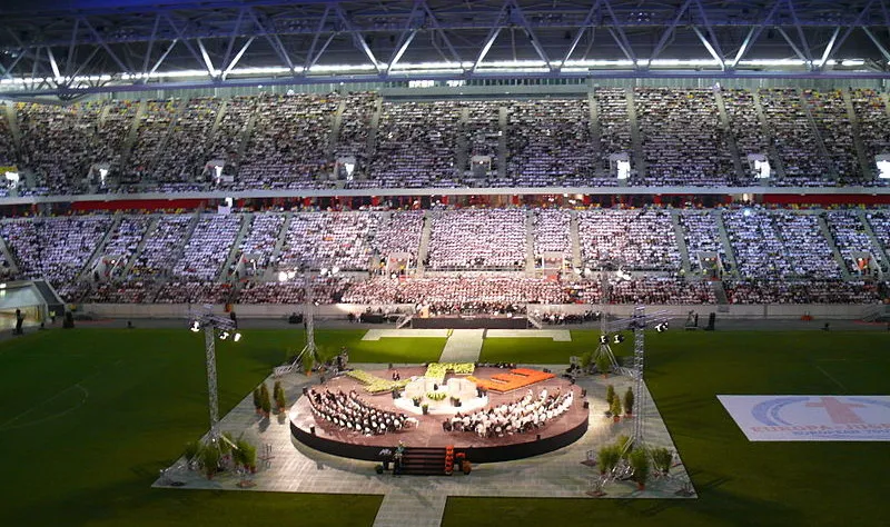 Khu vực sự kiện và khách sạn VIP tại Merkur Spiel-Arena, phục vụ các giải đấu lớn