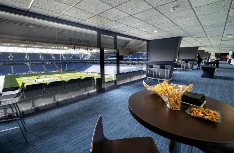 Khu vực tiếp đón khách VIP tại RCDE Stadium