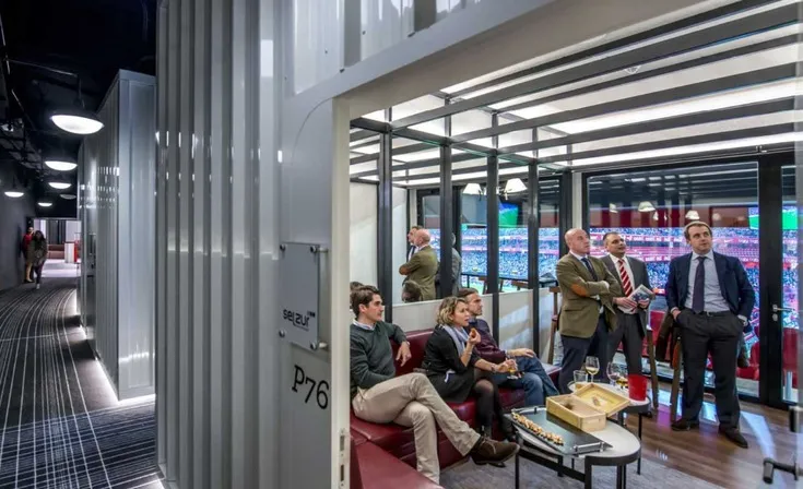 Khu vực VIP và các phòng chờ sang trọng tại San Mamés