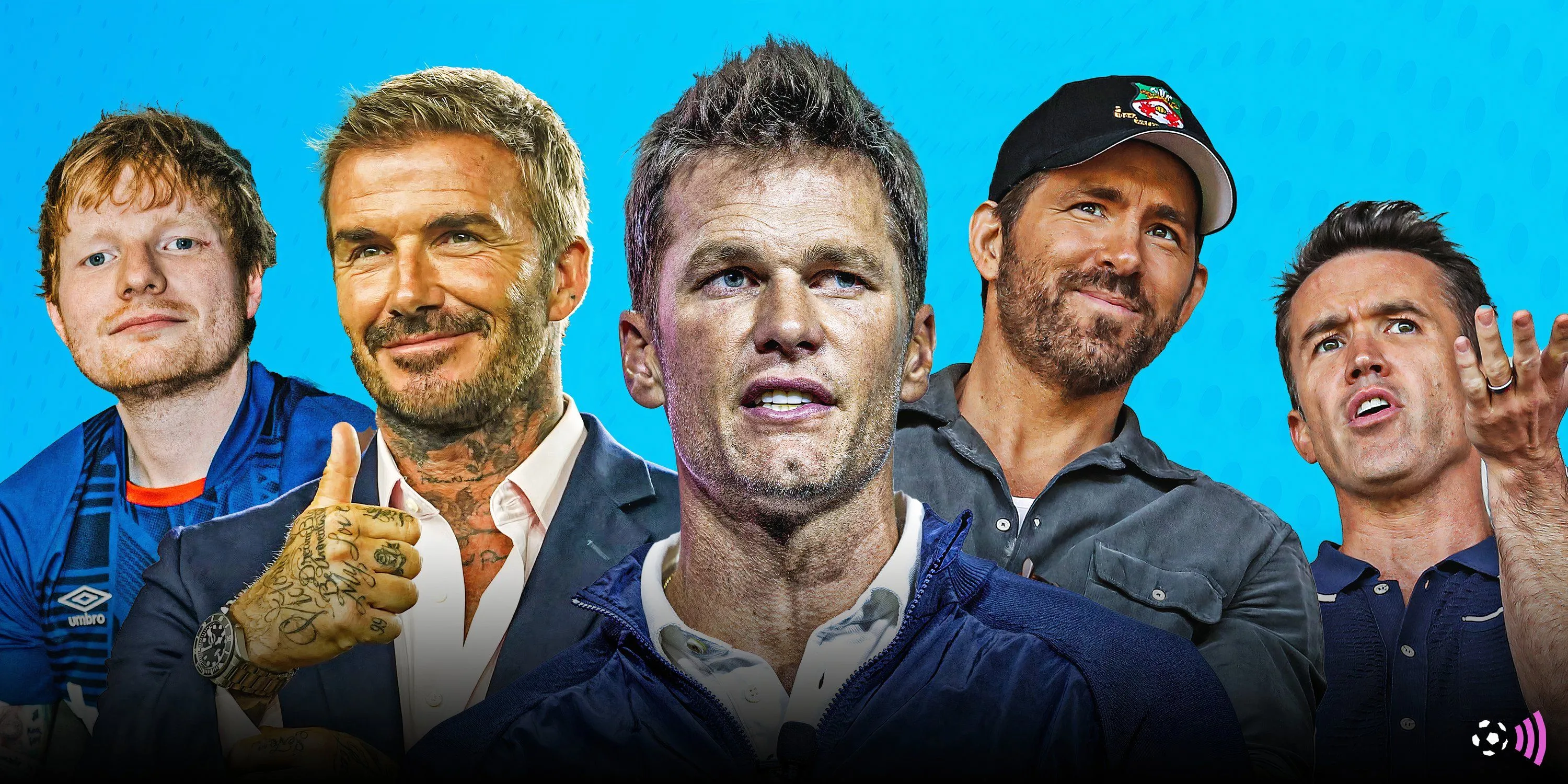 Những người nổi tiếng làm chủ tịch câu lạc bộ bóng đá Anh như Ryan Reynolds và Tom Brady