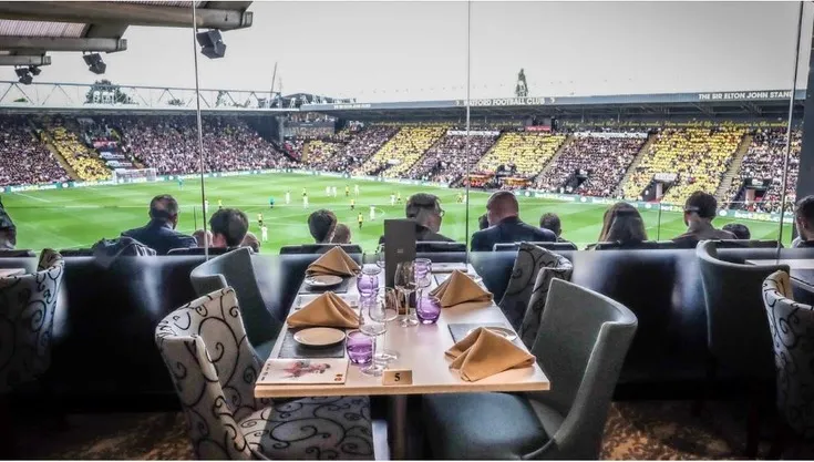 Nội thất phòng khách VIP tại sân Vicarage Road