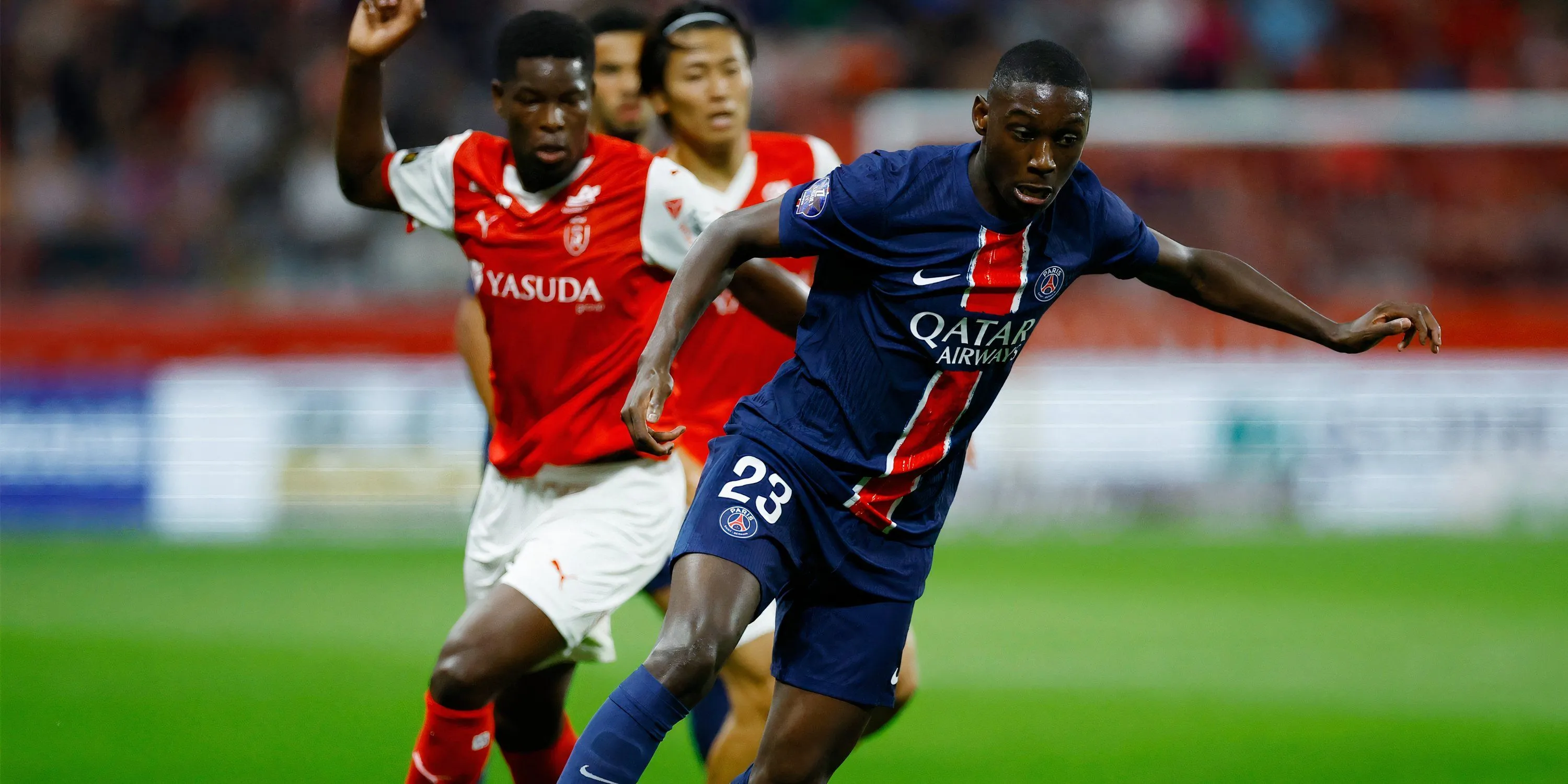 Randal Kolo Muani trong màu áo PSG, mục tiêu chuyển nhượng của Newcastle