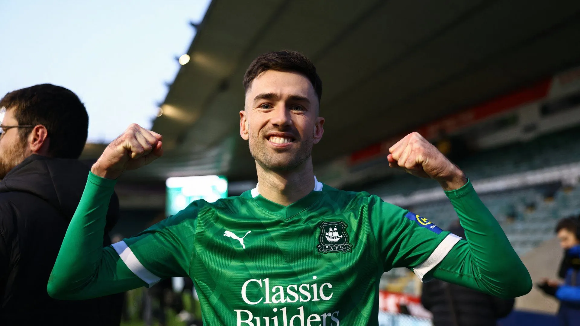 Ryan Hardie trong màu áo Plymouth Argyle, cầu thủ Wrexham mới chiêu mộ