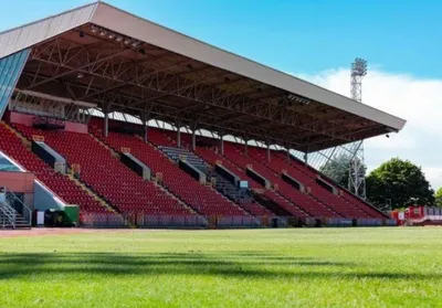 Sân vận động Gateshead International nhìn từ bên ngoài