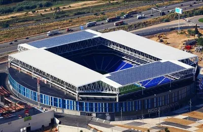 Sân vận động RCDE nhìn từ trên cao