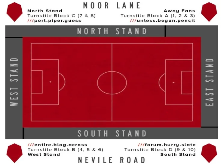 Sơ đồ chỗ ngồi sân Peninsula Stadium của Salford City FC