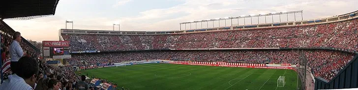 Sơ đồ và phân khu chỗ ngồi tại sân vận động Vicente Calderón