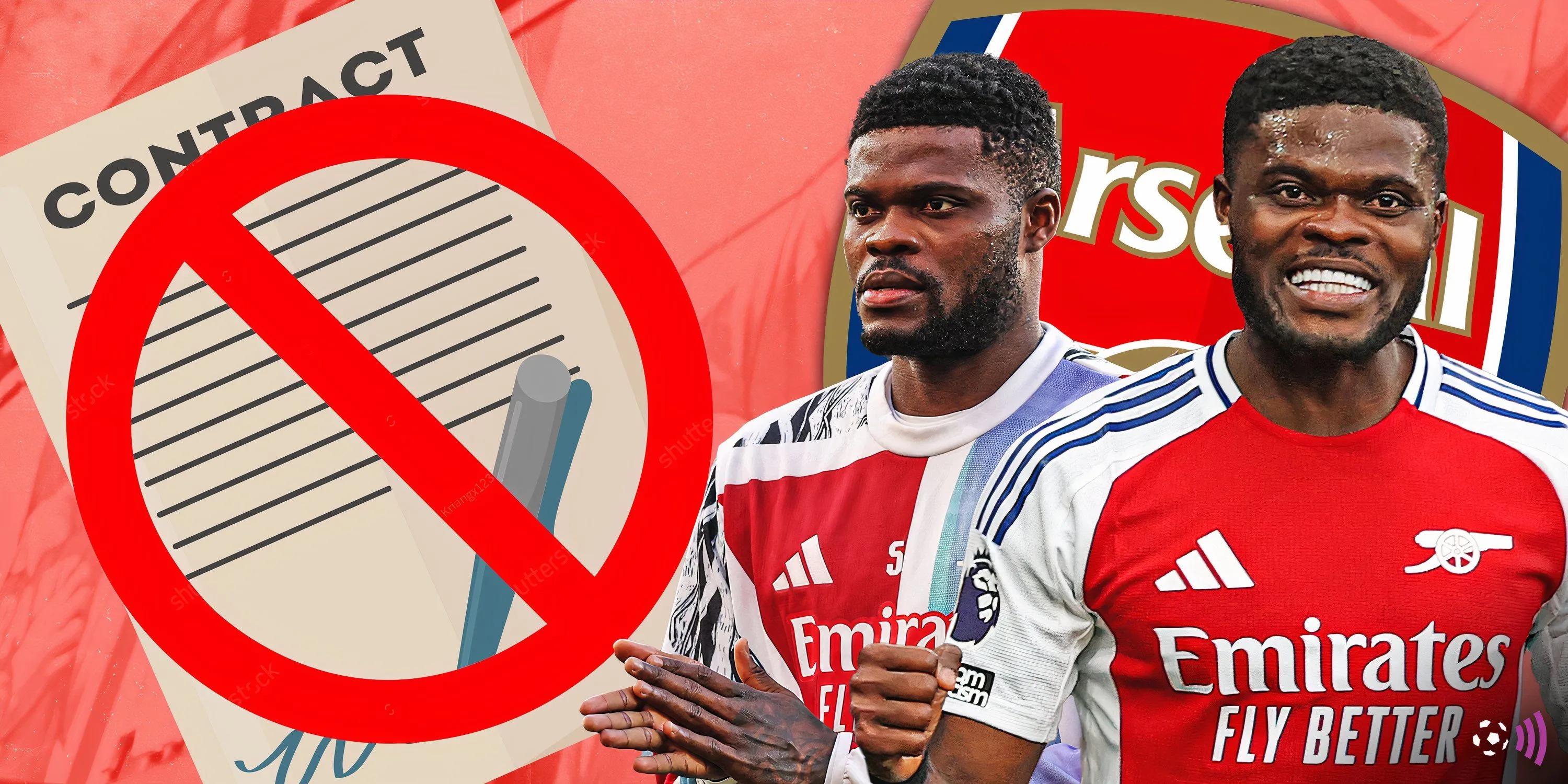 Thomas Partey tiền vệ của Arsenal chia tay câu lạc bộ