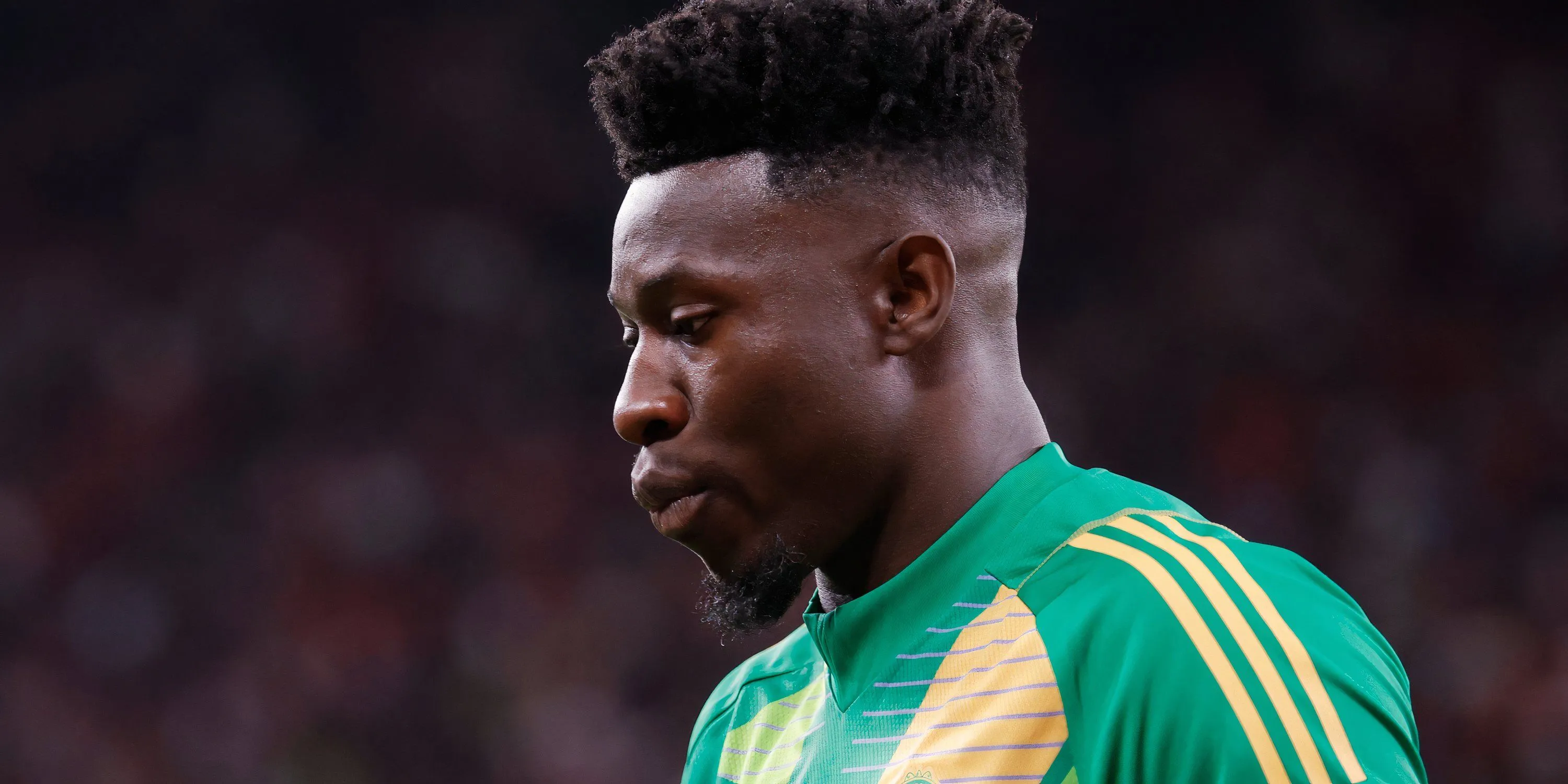 Thủ môn Andre Onana của Manchester United, người đang đối mặt với những chỉ trích về phong độ.
