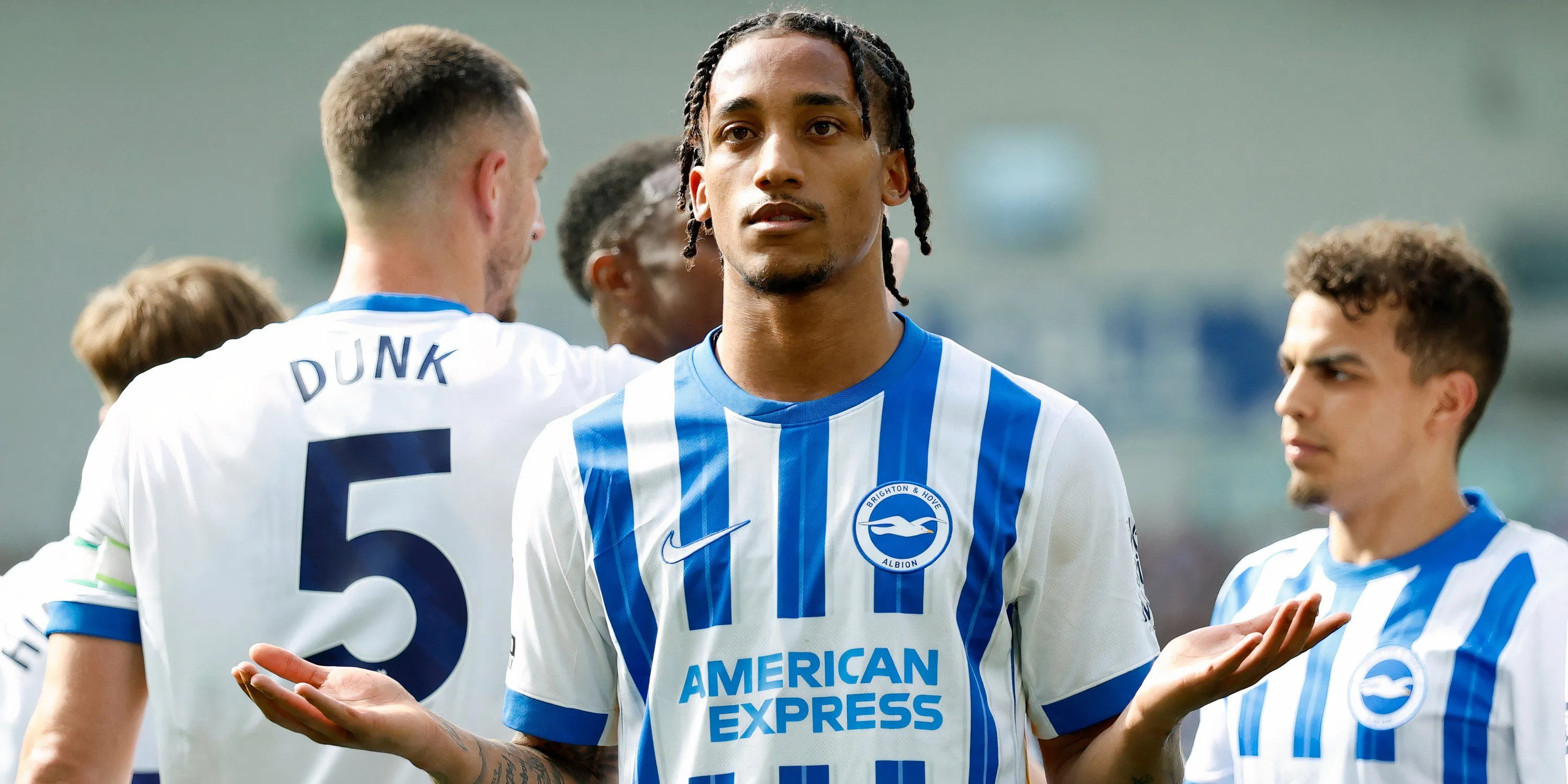 Tiền đạo Joao Pedro trong màu áo Brighton