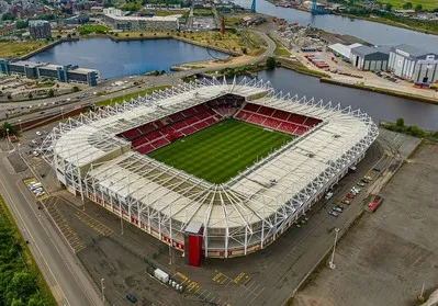 Toàn cảnh Sân Riverside của Middlesbrough nhìn từ trên cao