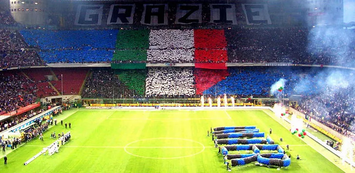 Trận đấu sân nhà của Inter Milan tại San Siro với khán giả cuồng nhiệt