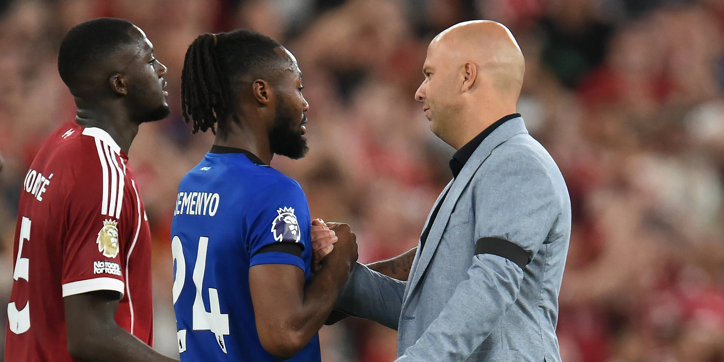 Antoine Semenyo đối đầu Ibrahima Konate trong trận Liverpool gặp Bournemouth