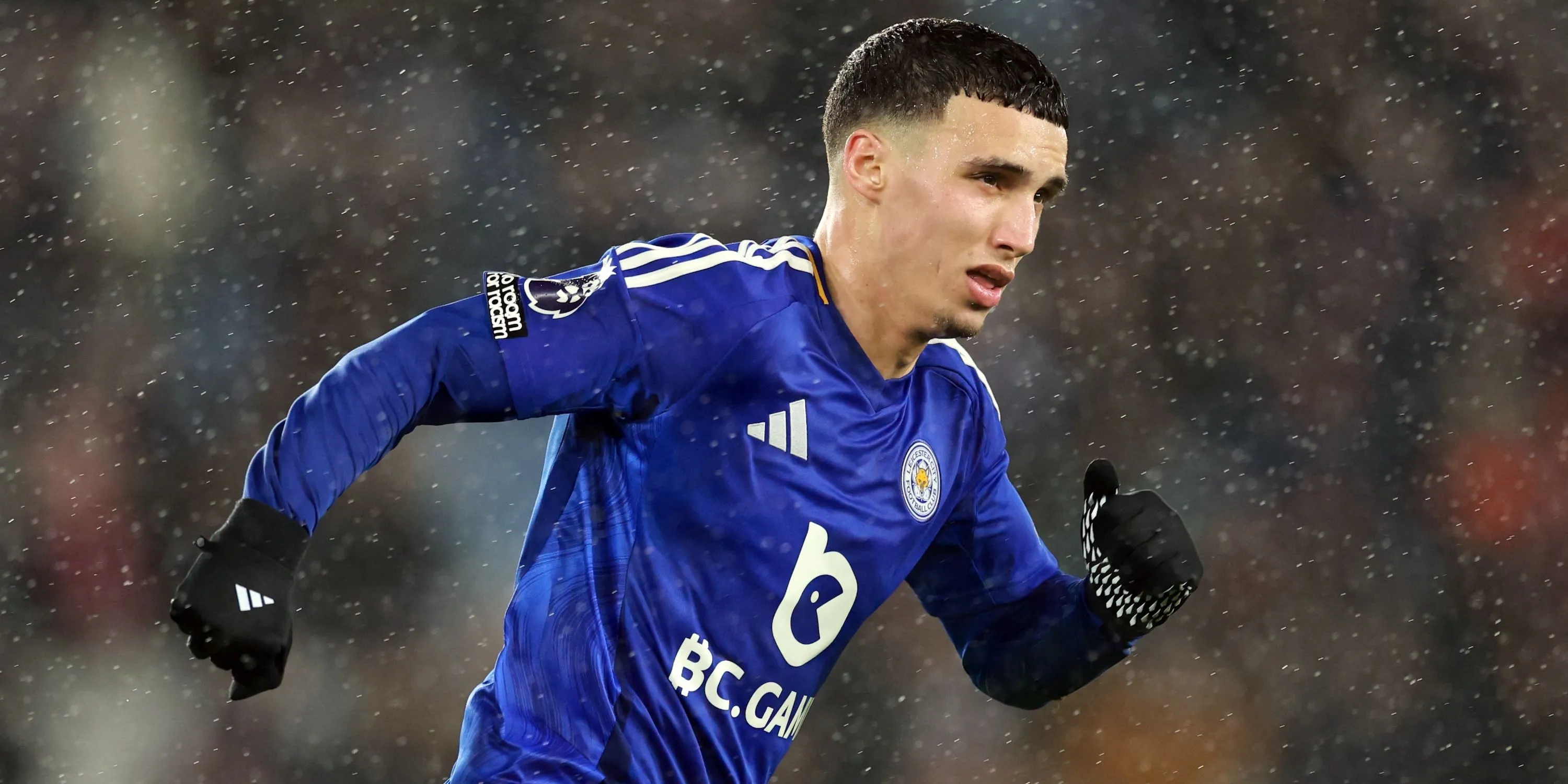 Bilal El Khannouss trong màu áo Leicester City