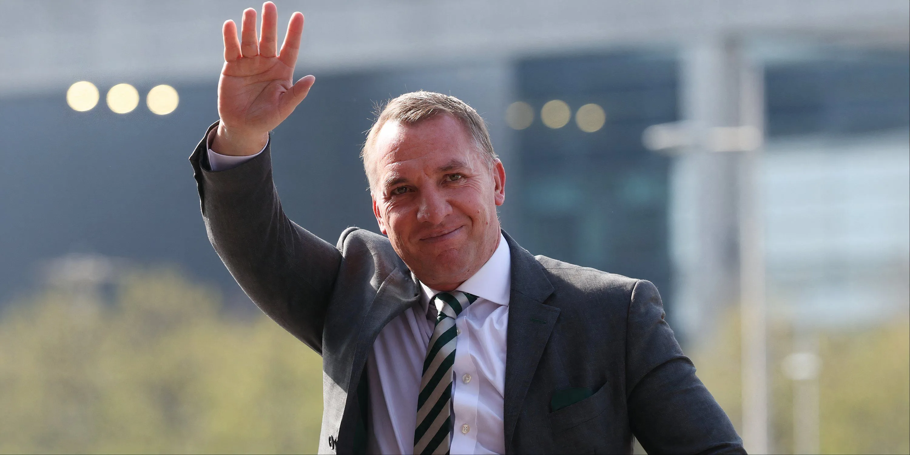 Brendan Rodgers giám sát buổi tập của Celtic