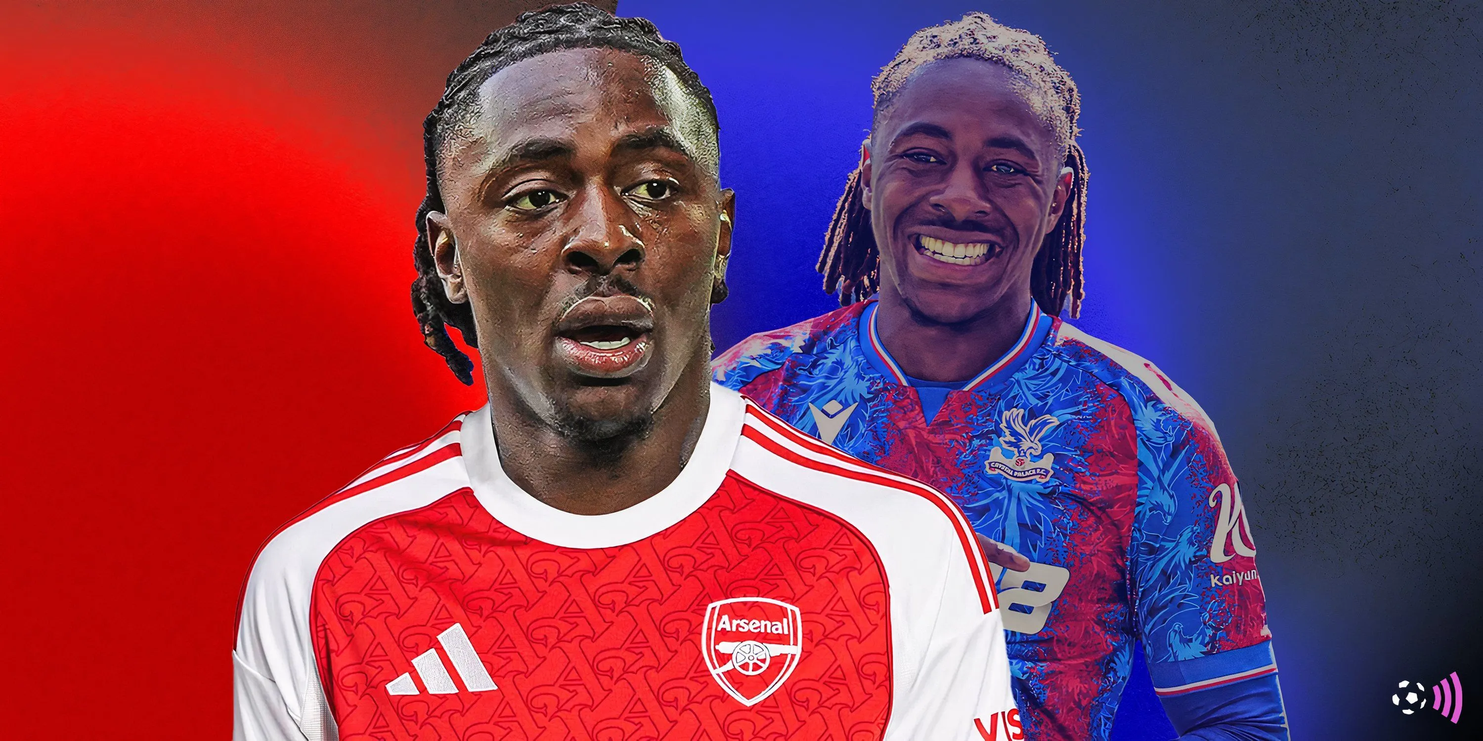 Eberechi Eze trong màu áo Crystal Palace, được Arsenal quan tâm chuyển nhượng