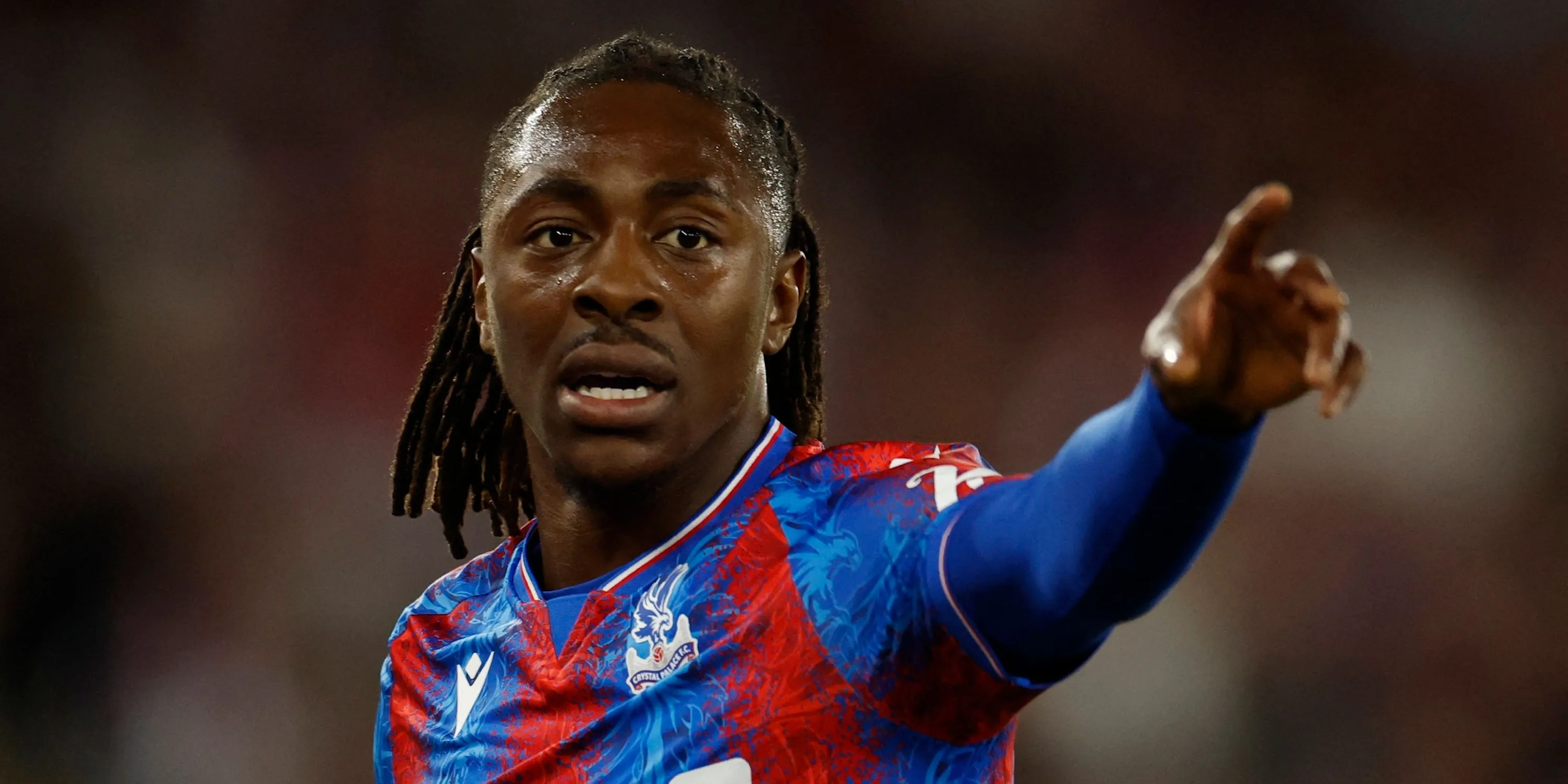 Eberechi Eze trong màu áo Crystal Palace, một mục tiêu chuyển nhượng quan trọng của Tottenham