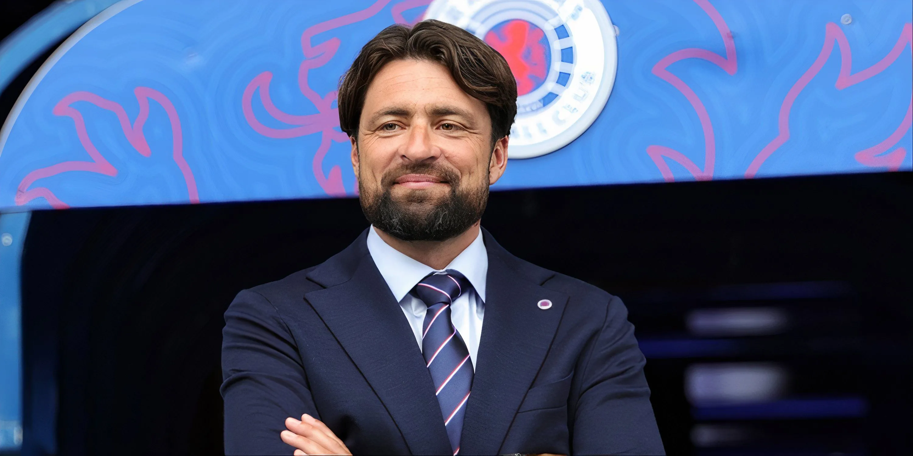 Huấn luyện viên Russell Martin trong buổi ra mắt tại Rangers