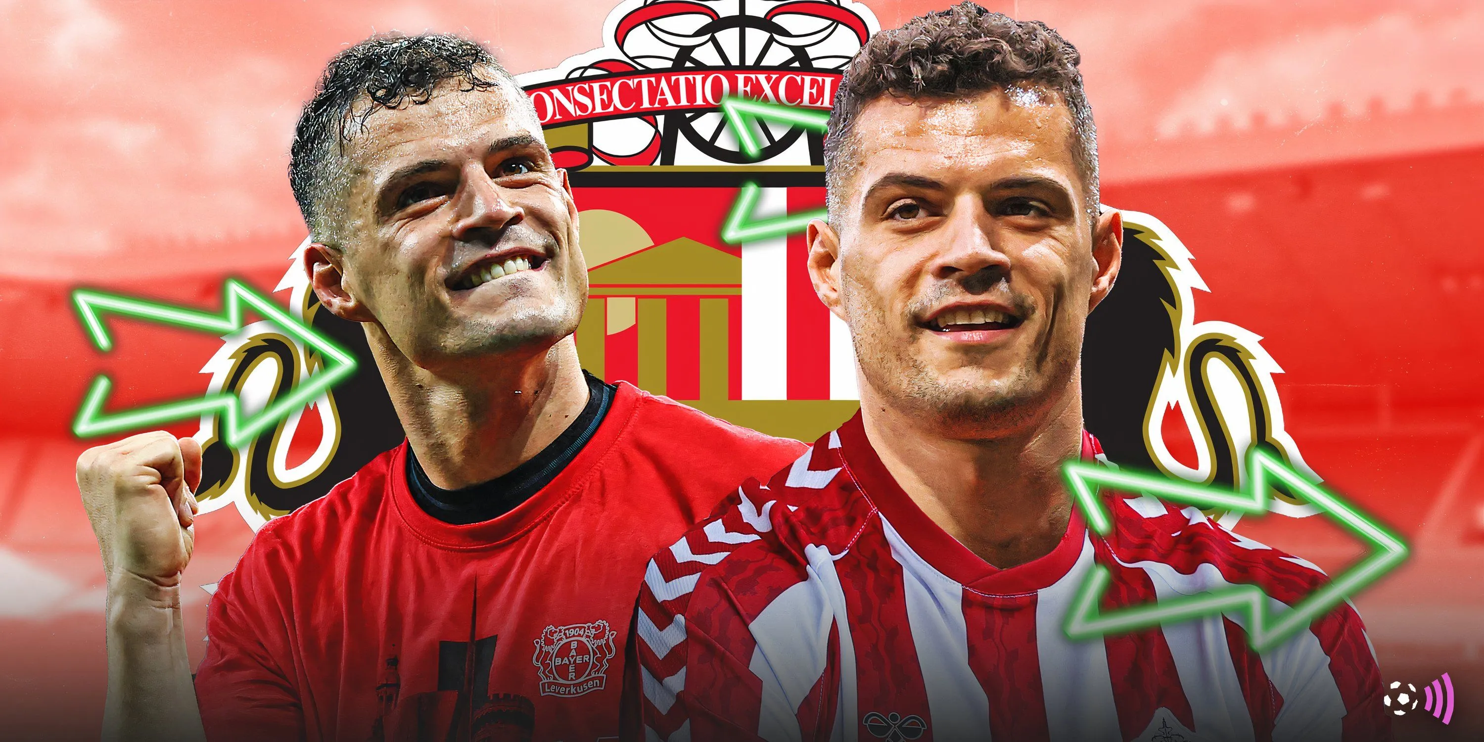 Tiền vệ Granit Xhaka ra mắt Sunderland sau kỳ chuyển nhượng.