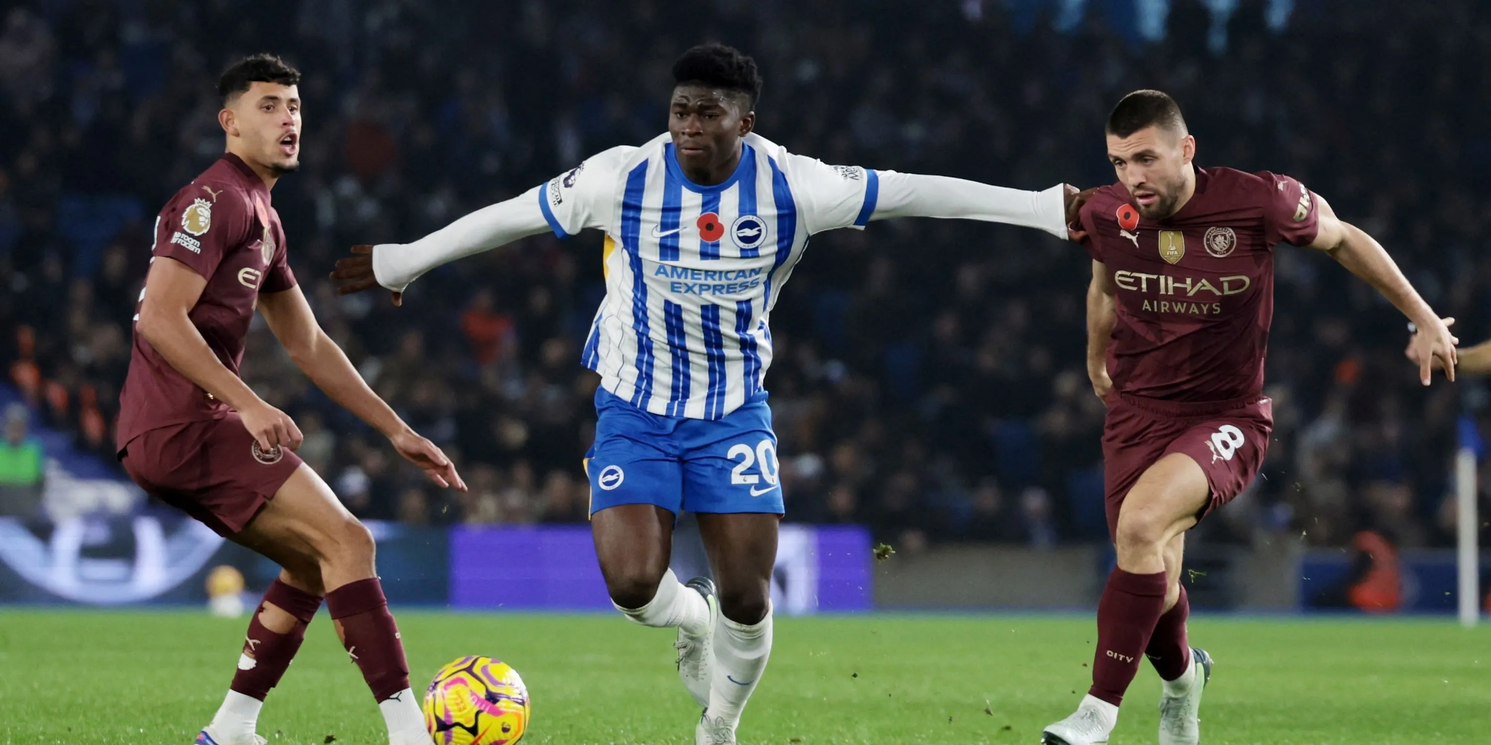 Carlos Baleba (Brighton) - mục tiêu tiềm năng của Manchester United