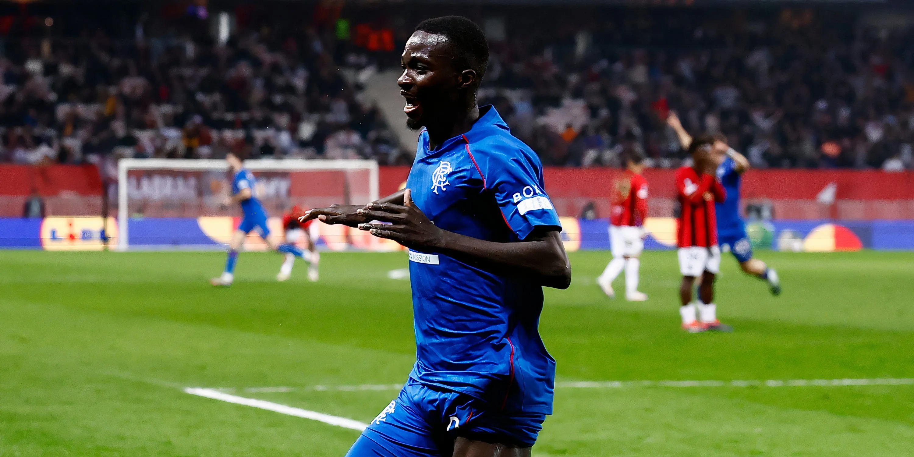 Diomande trong trận đấu tại Europa League, từng thu hút sự chú ý từ các CLB lớn