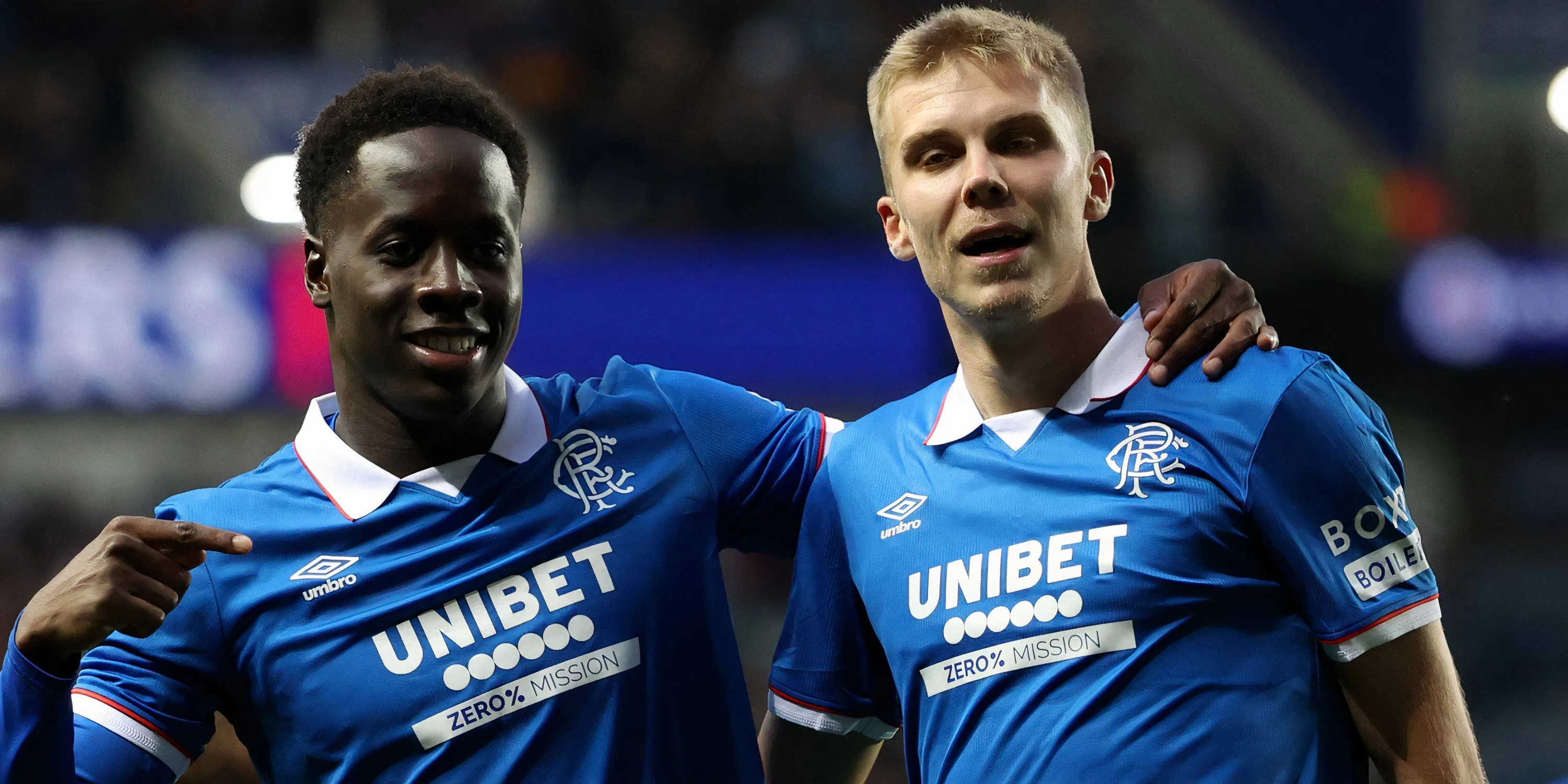 Sự phối hợp giữa Djeidi Gassama và Oliver Antman tại Rangers